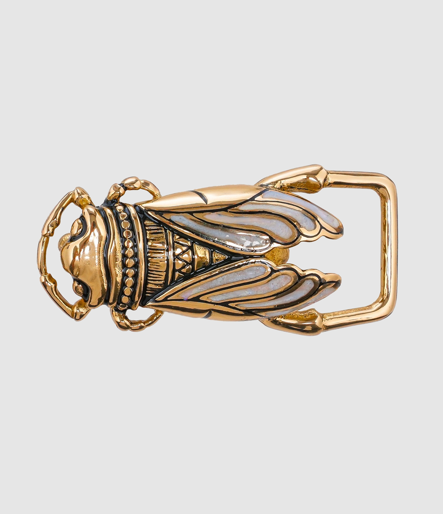 Golden Cicada Belt Buckle