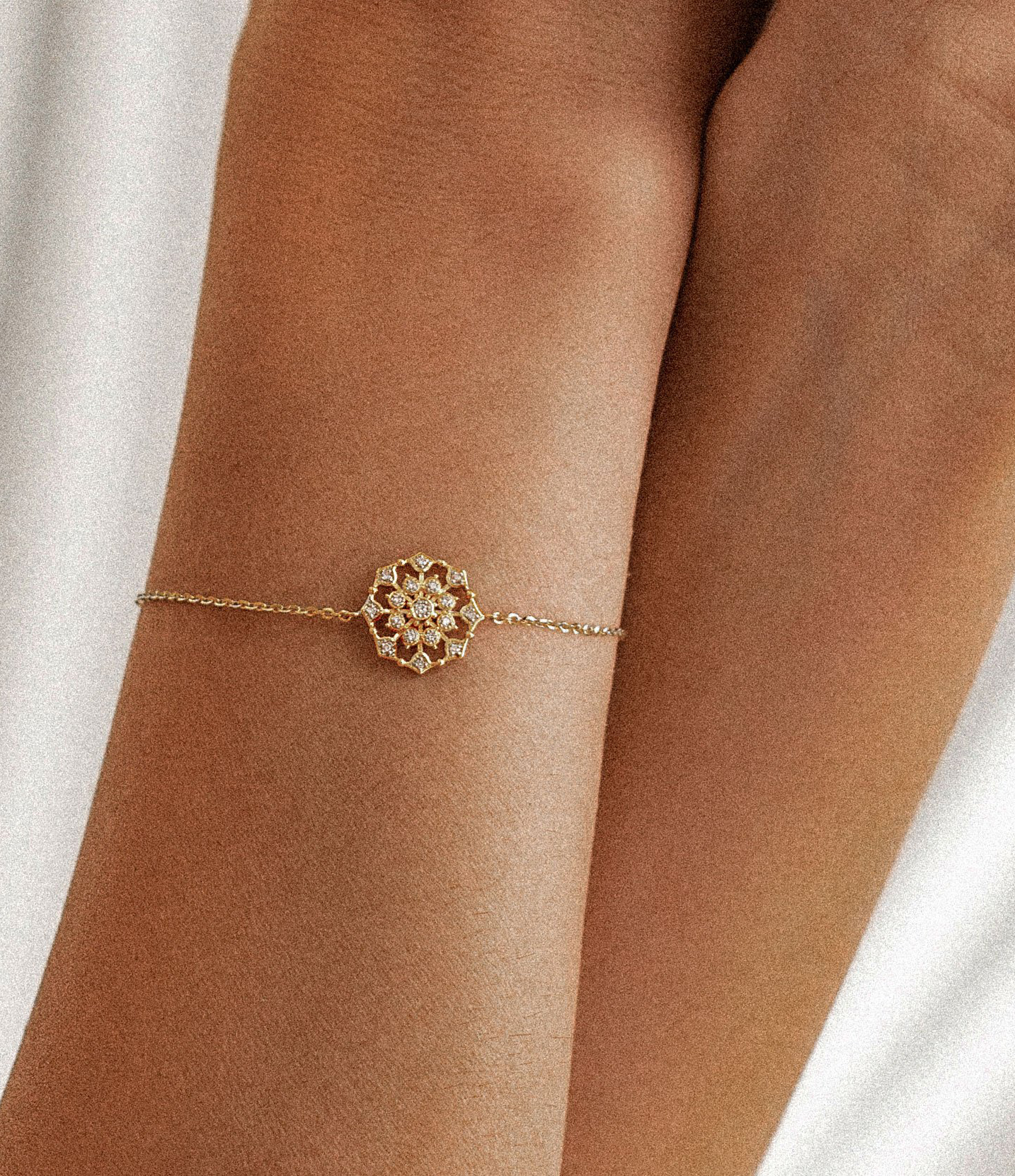 Muredda Diamond Bracelet in Yellow Gold