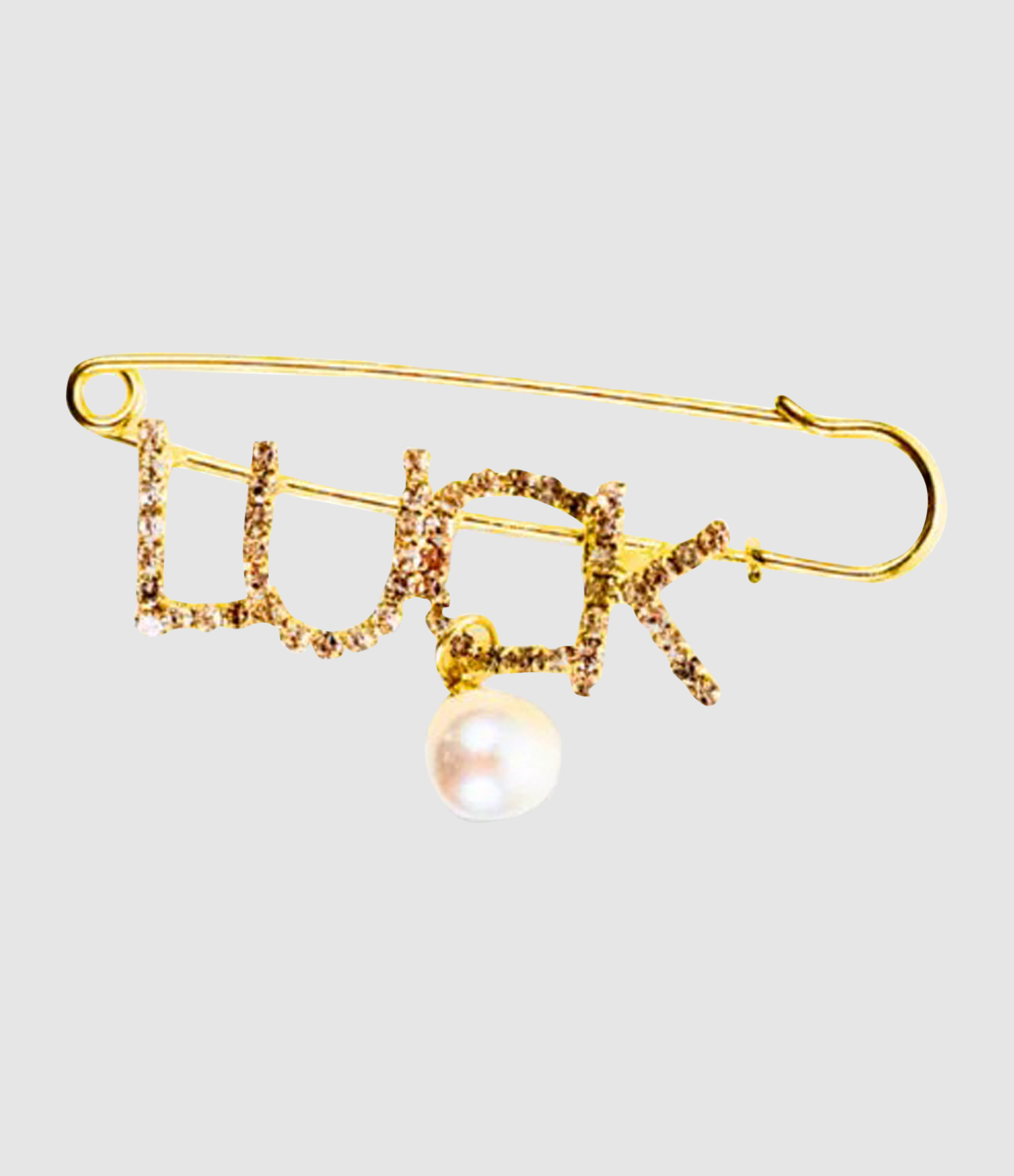 Luck Gold Brooch