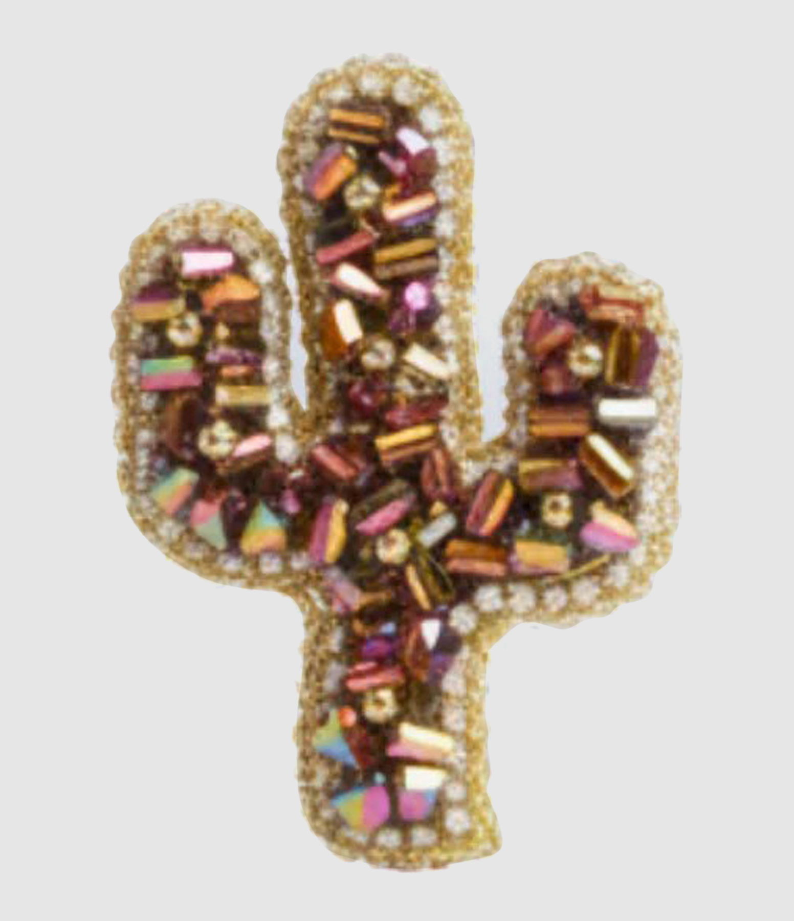 Cactus Brown Brooch