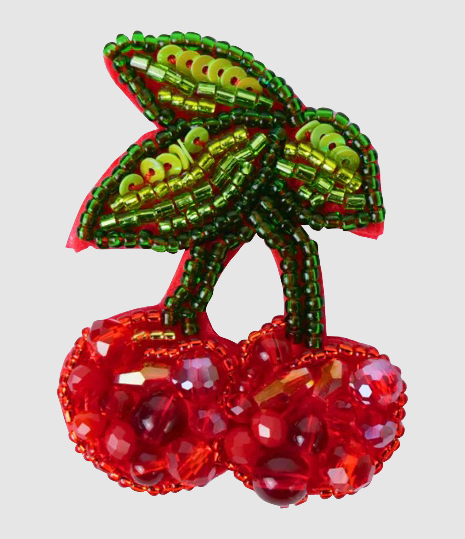 Red Cherry Brooch