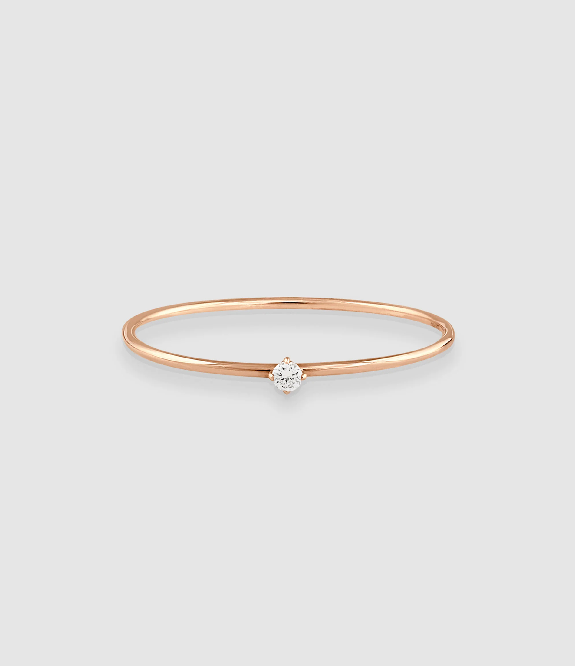 Stardust Diamond Ring in Rose Gold