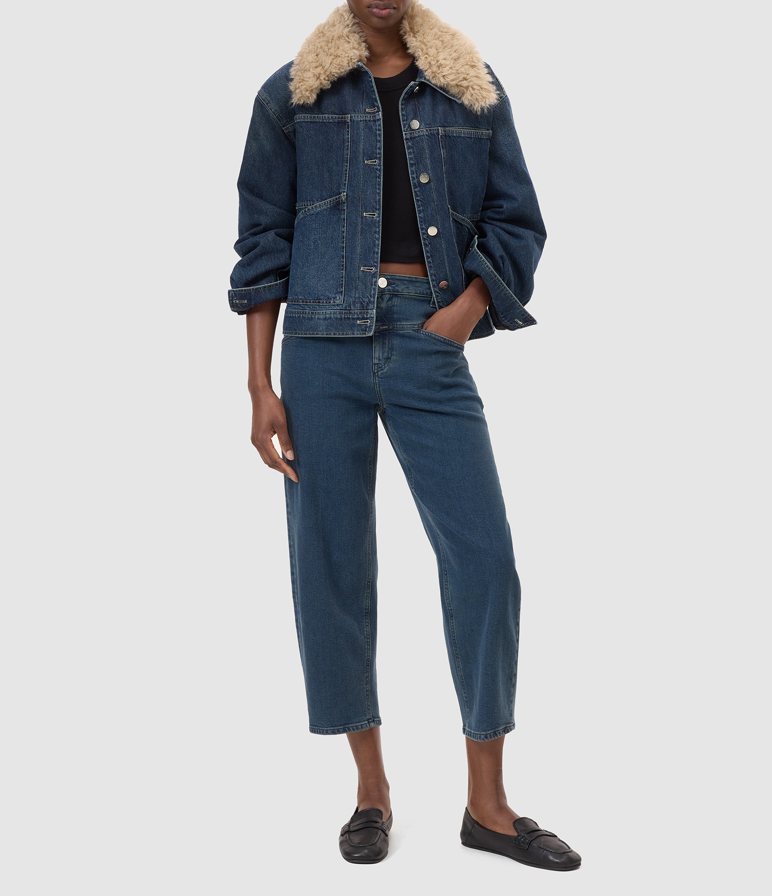 Jean Stover-X Blue/Black