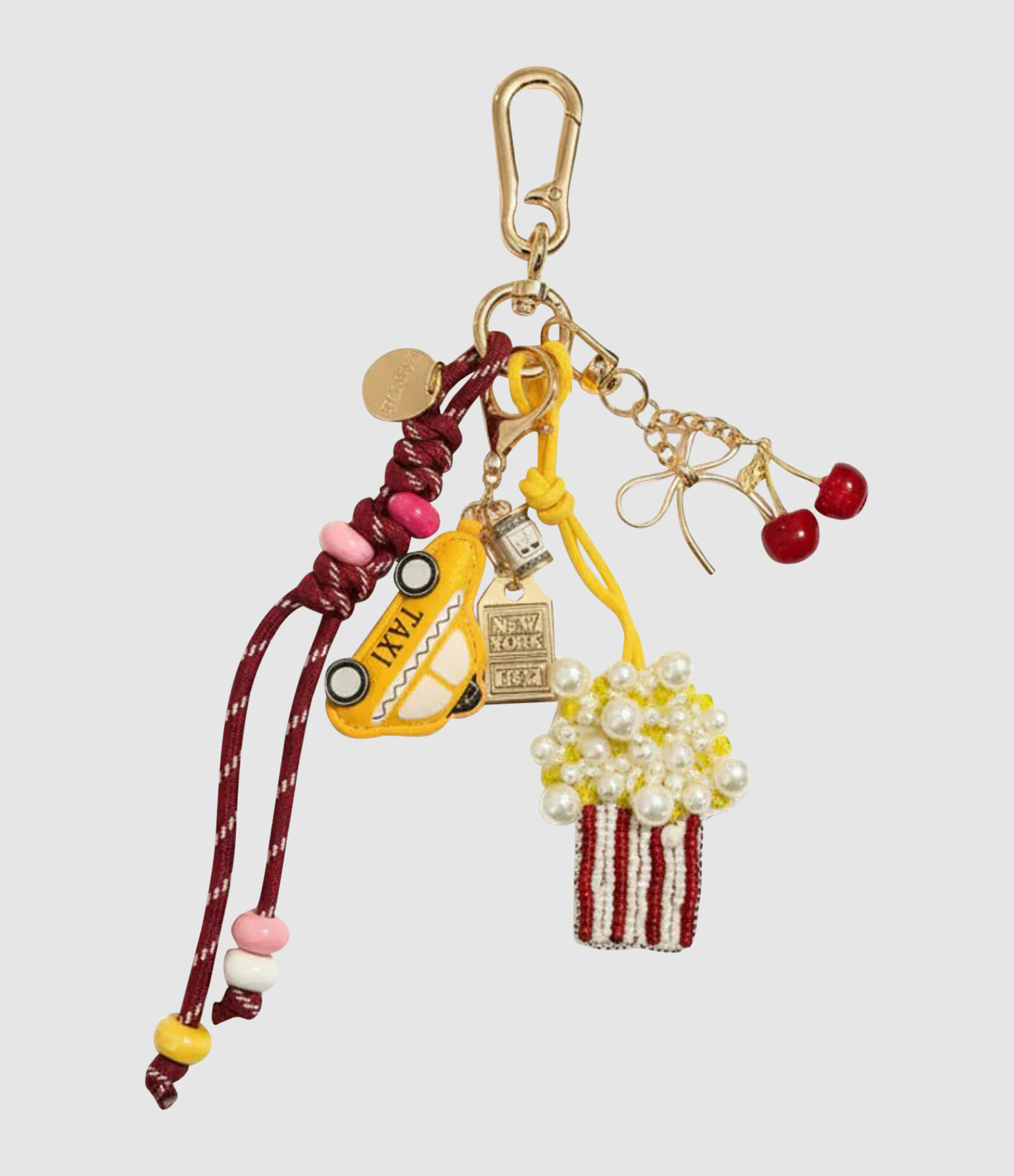 Popcorn Red Handbag Charm