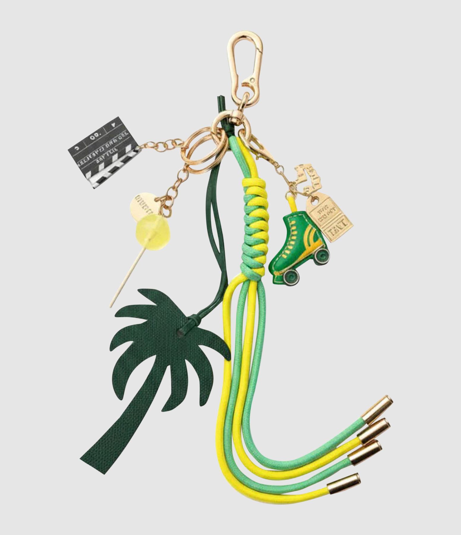 Los Angeles Green Handbag Charm