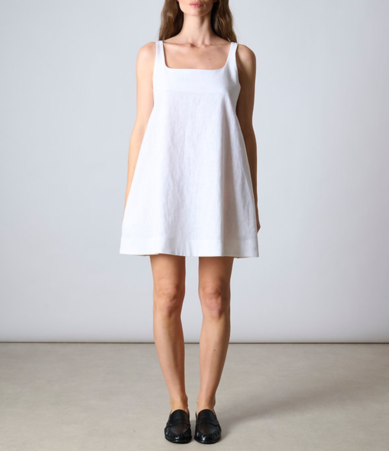 White Calla Dress