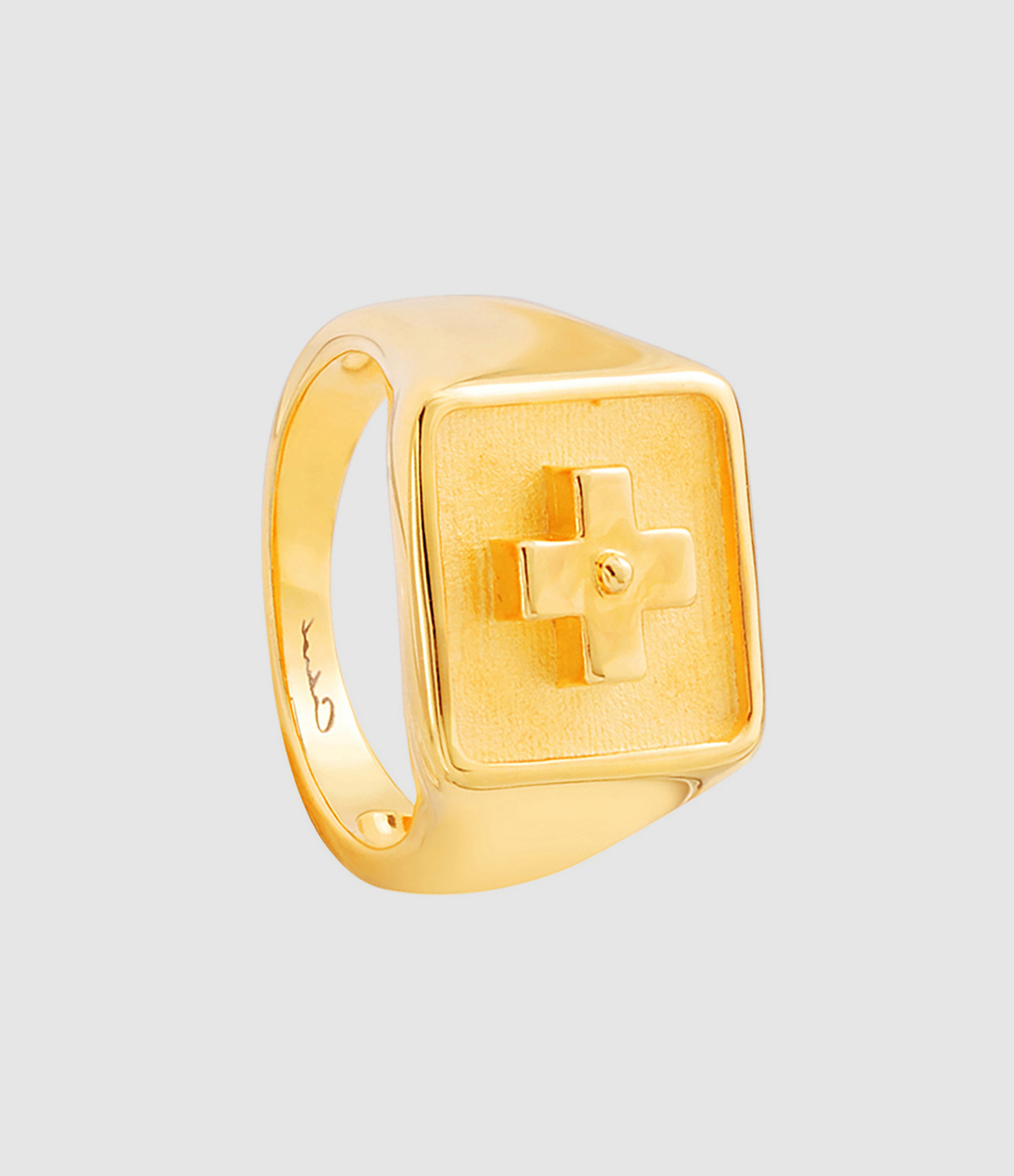 Destin GM Brass Signet Ring