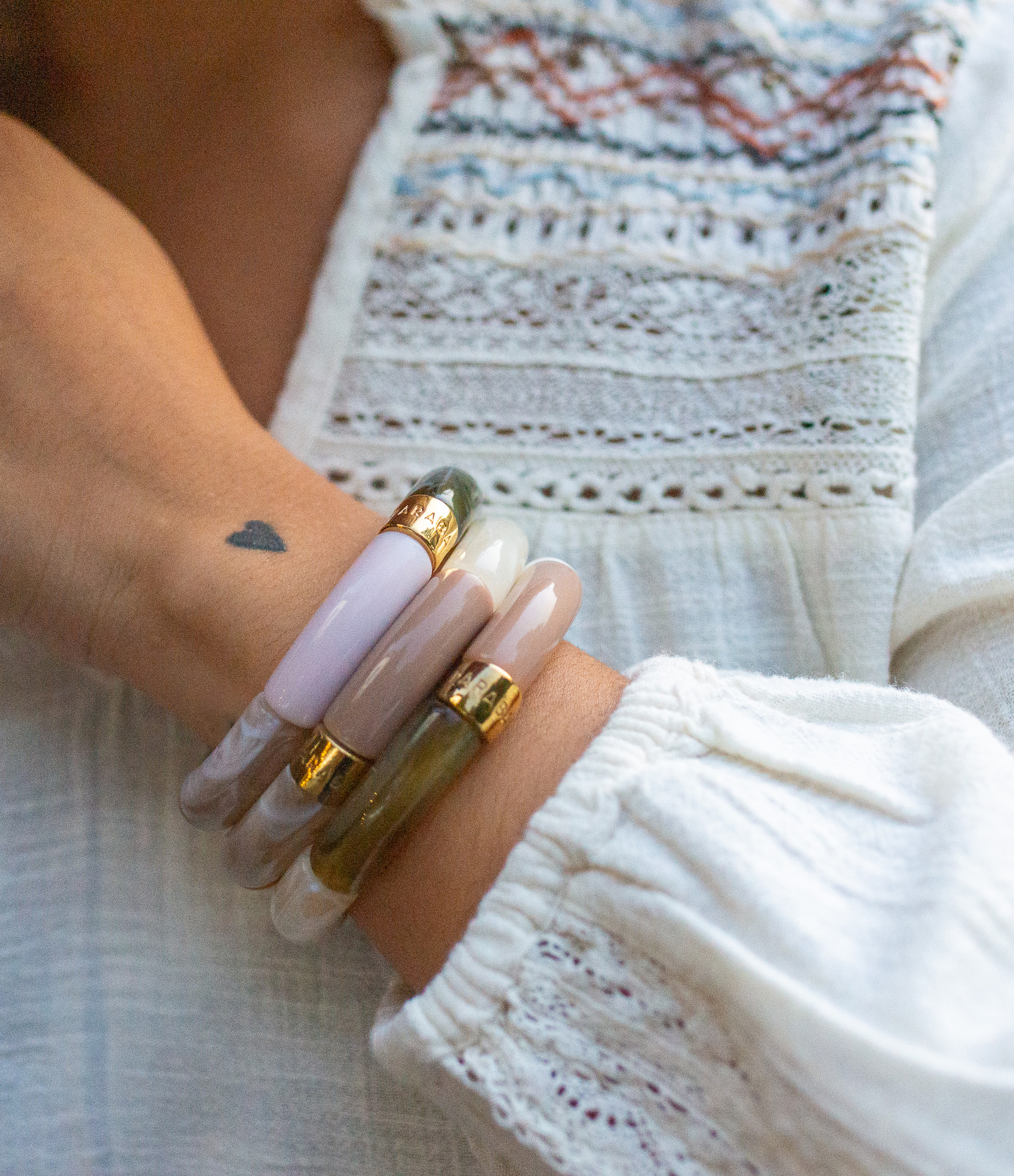 Trio Cafe Beige Bracelets