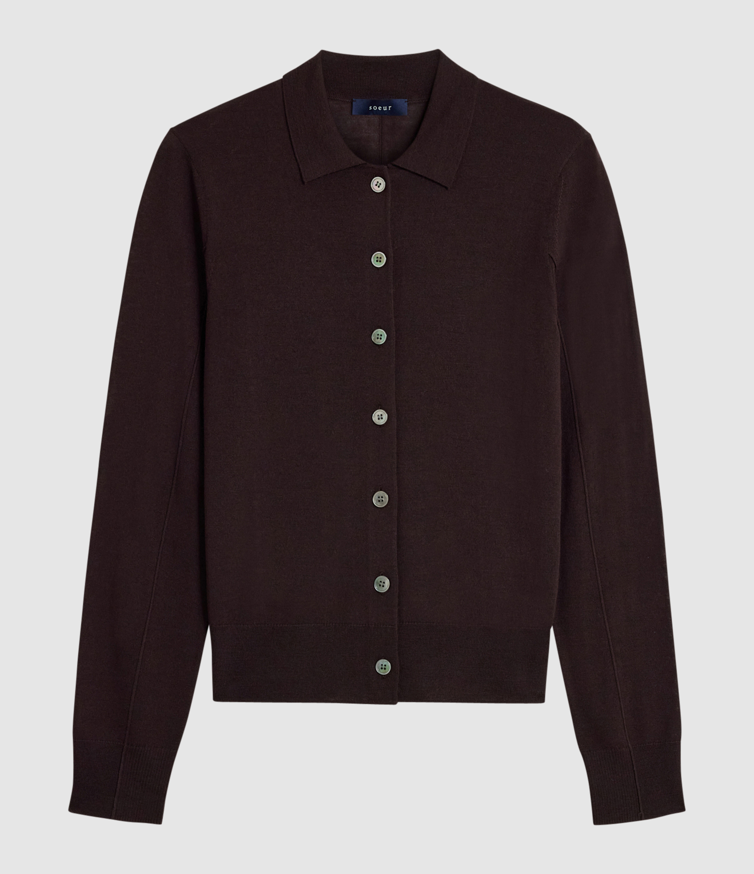 Hailey Chocolate Cardigan