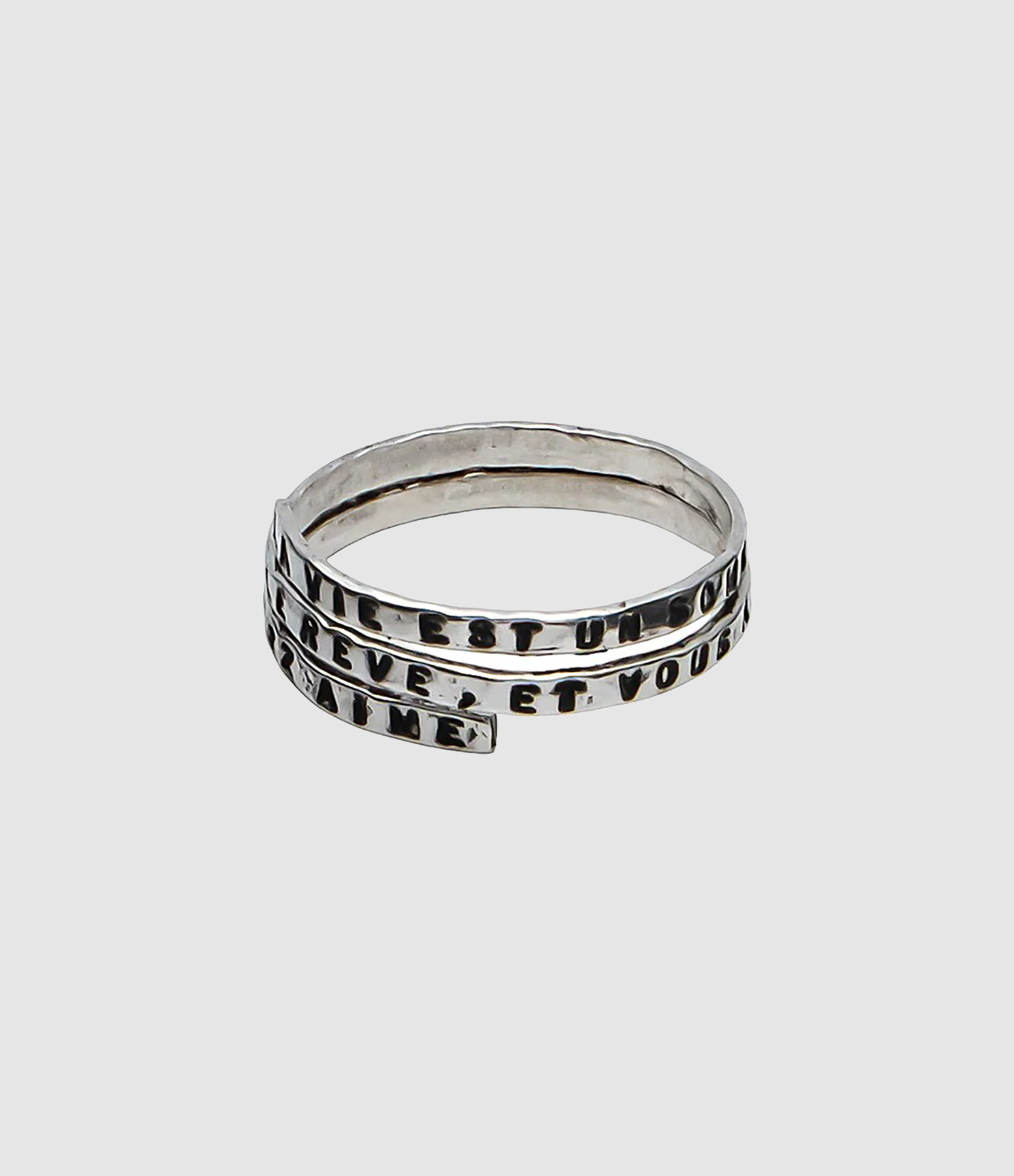 Silver ‘Rêve Bis Spirale’ Ring