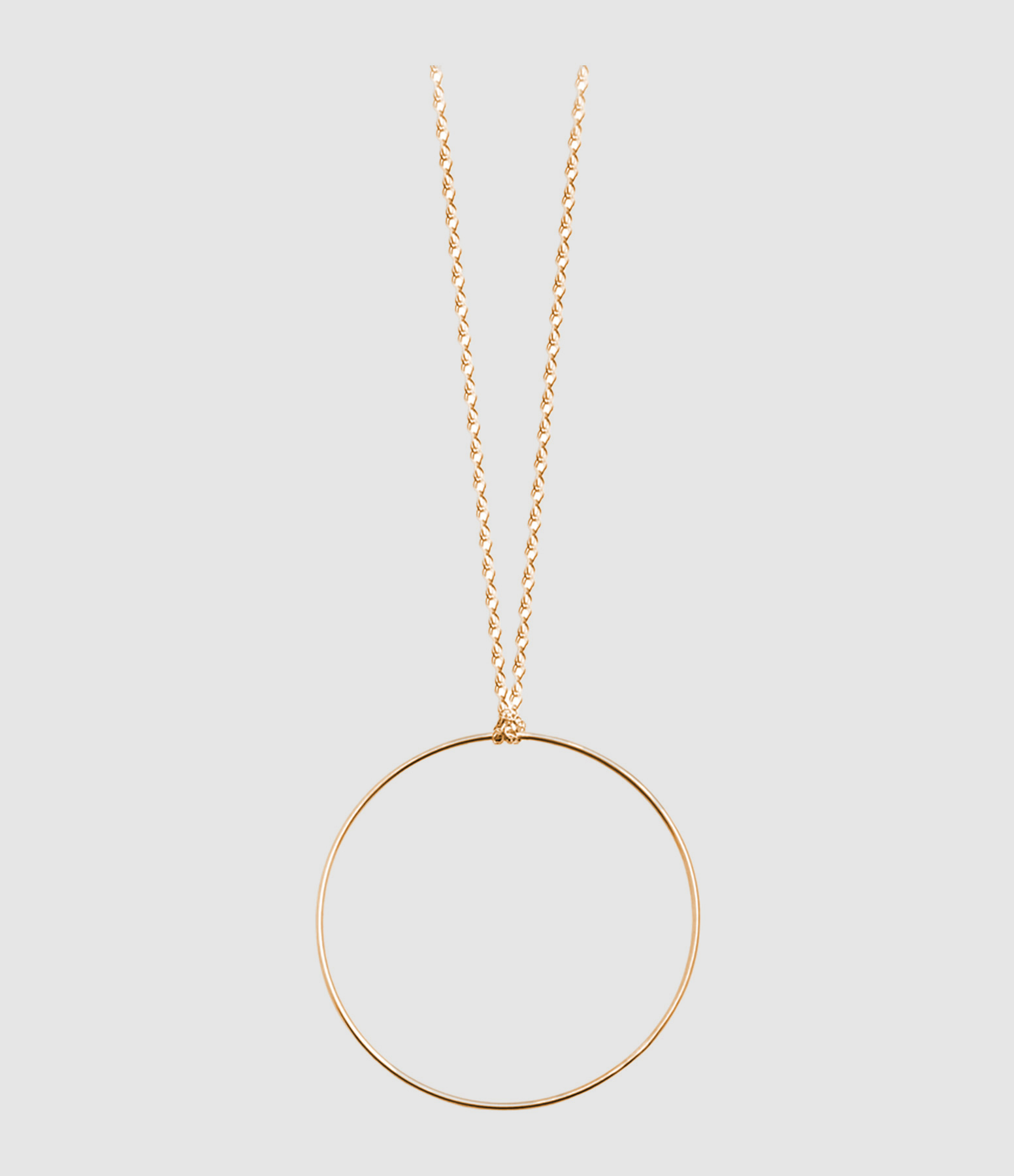 Rose Gold Circles Necklace
