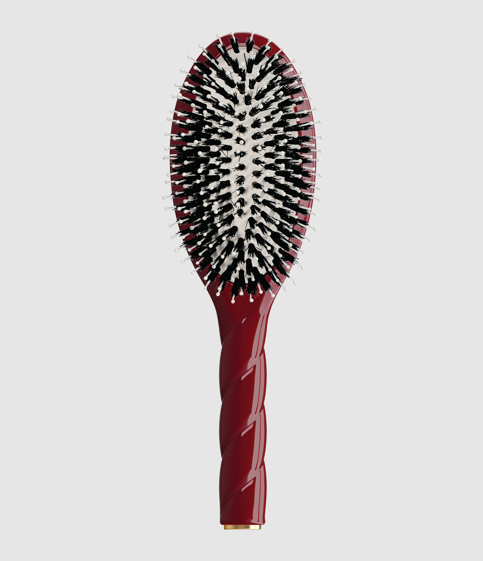 No. 03 The Sensitive Scalp Brush: The Essential Gentleness – Cherry Red