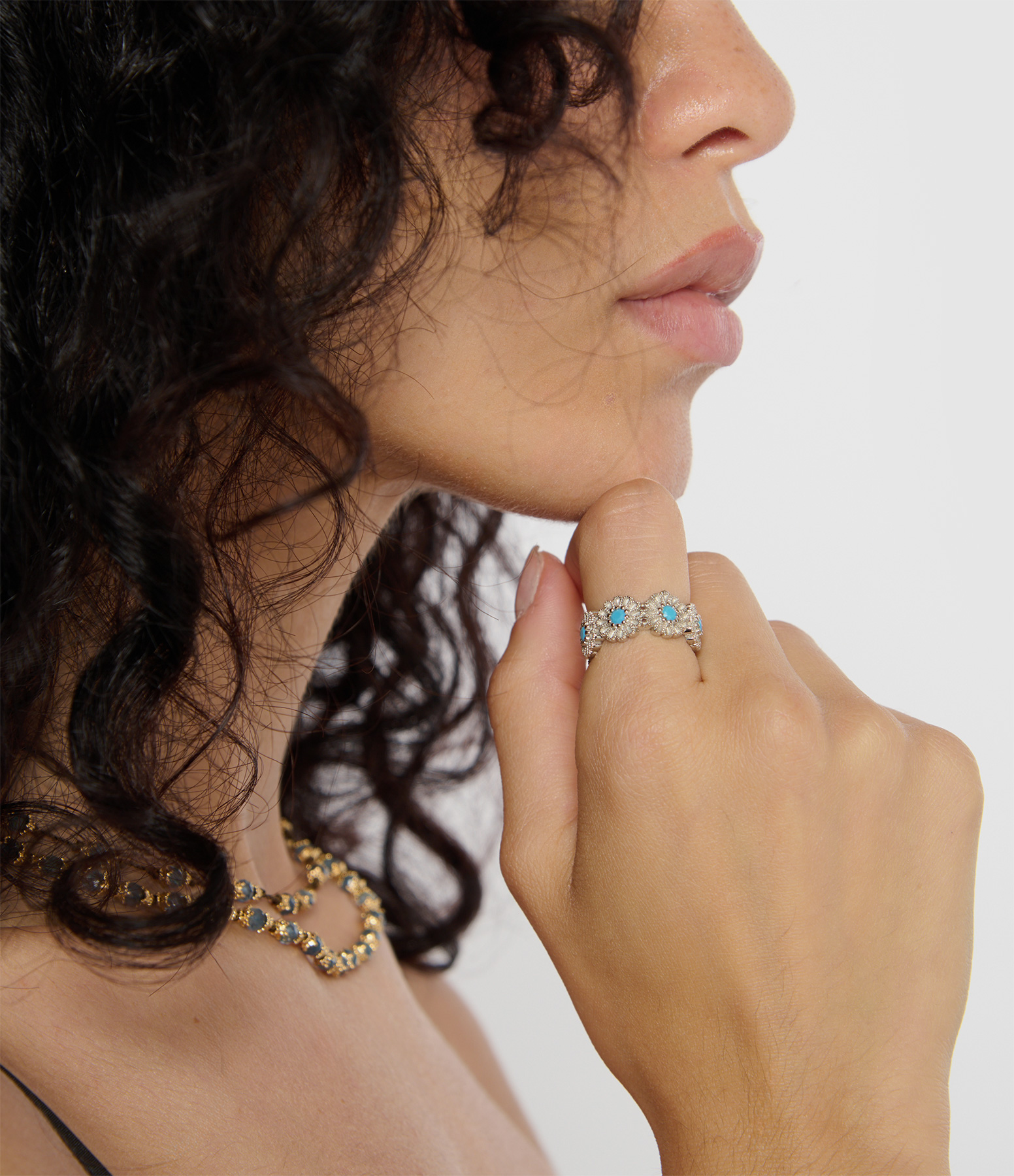 Sai7 Silver and Turquoise Ring