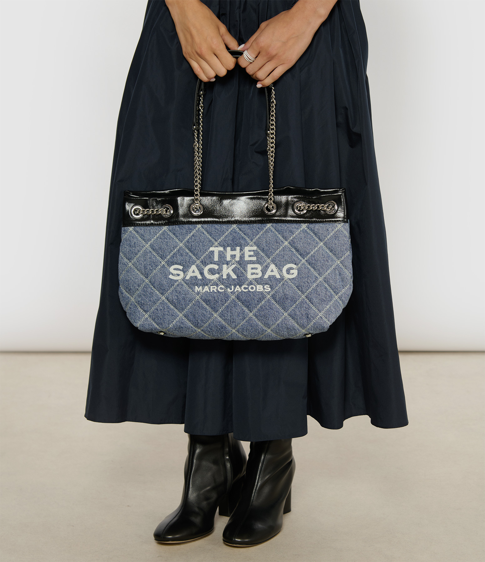 The Chain Sack Light Wash Indigo Bag