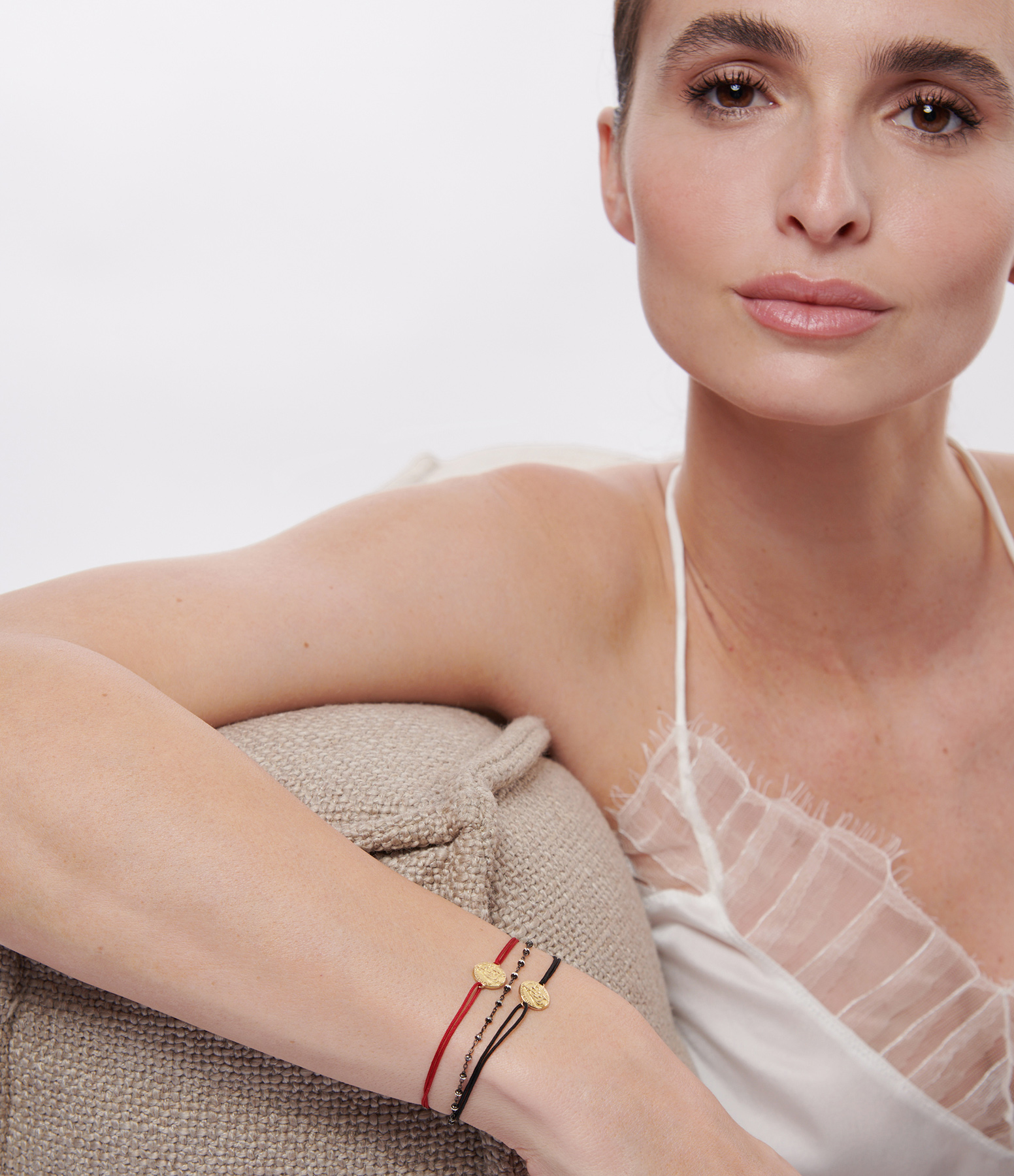 Massilia Notre-Dame de la Garde Black Cord Bracelet