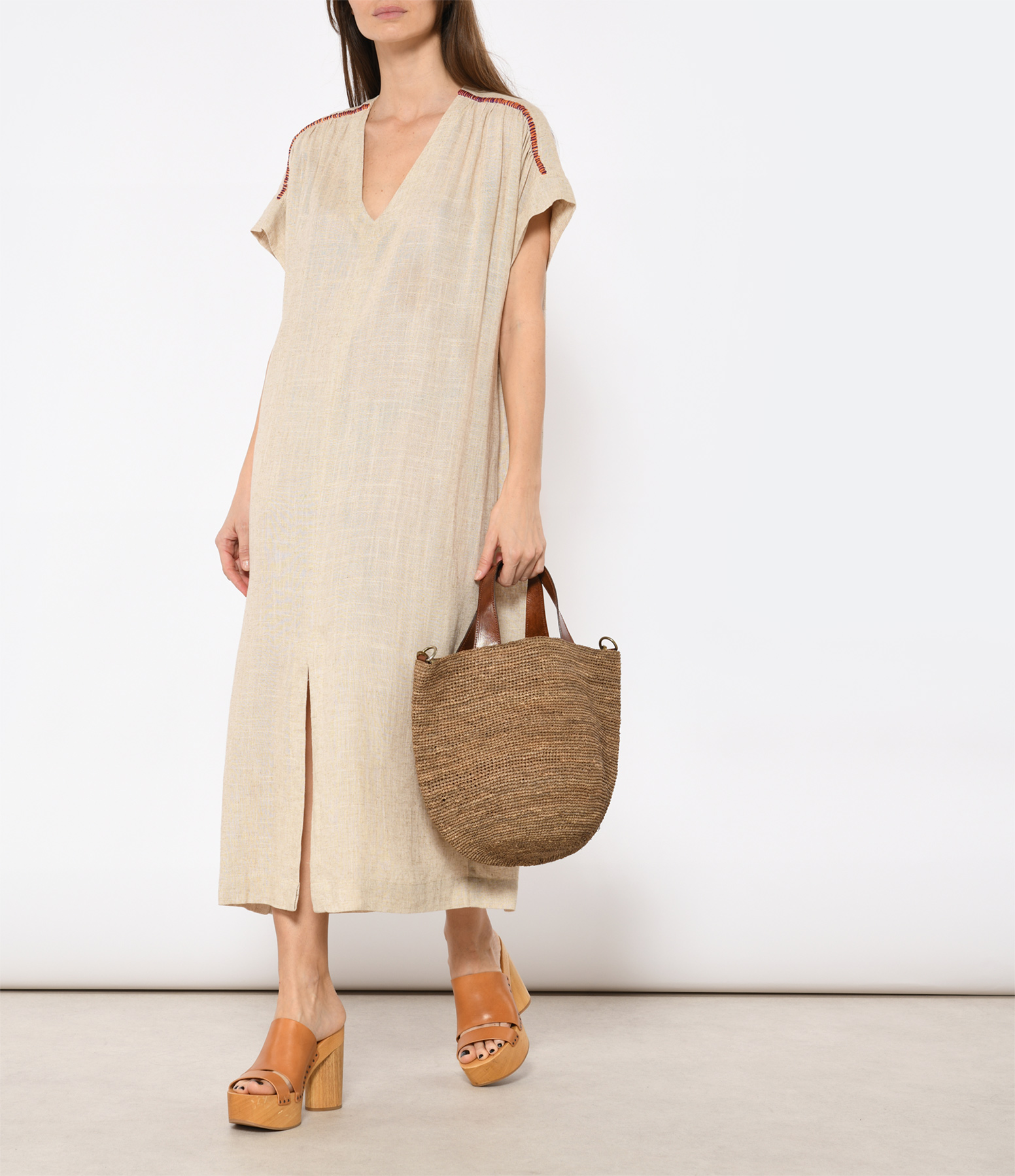 Jibli Natural Long Dress