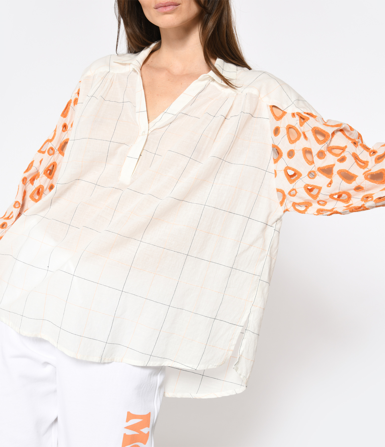 Meredith White Blouse