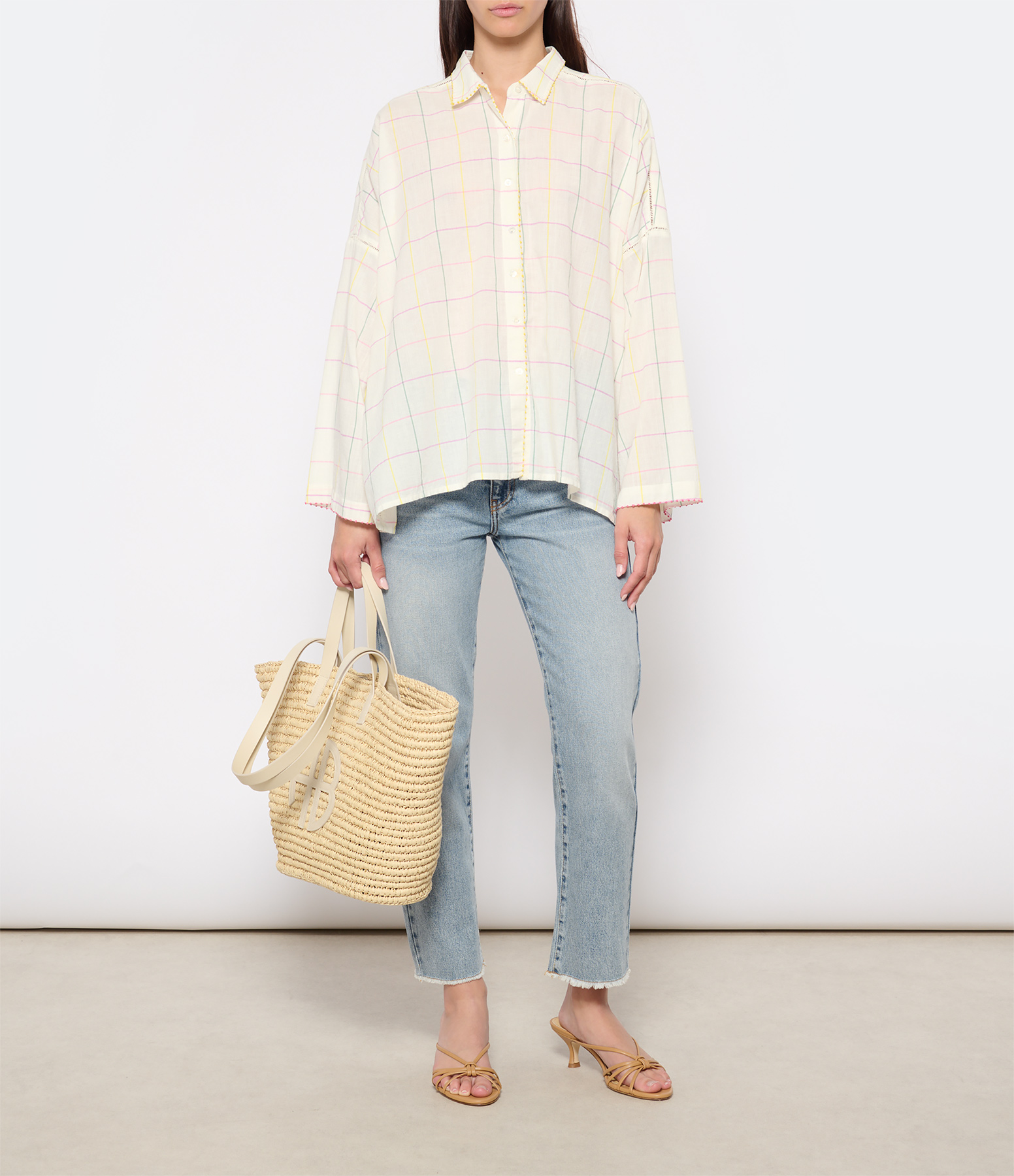 Heather White Shirt