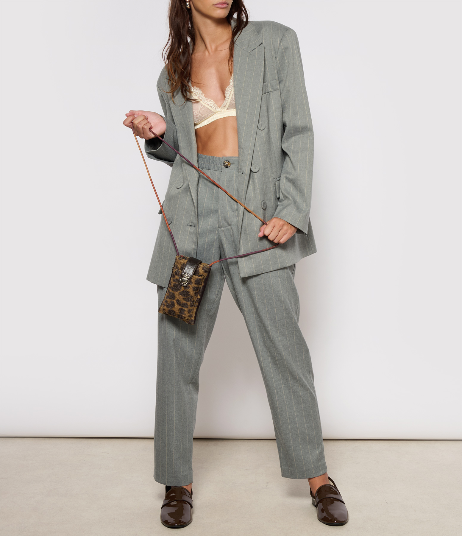 Brunal P Light Grey Trousers
