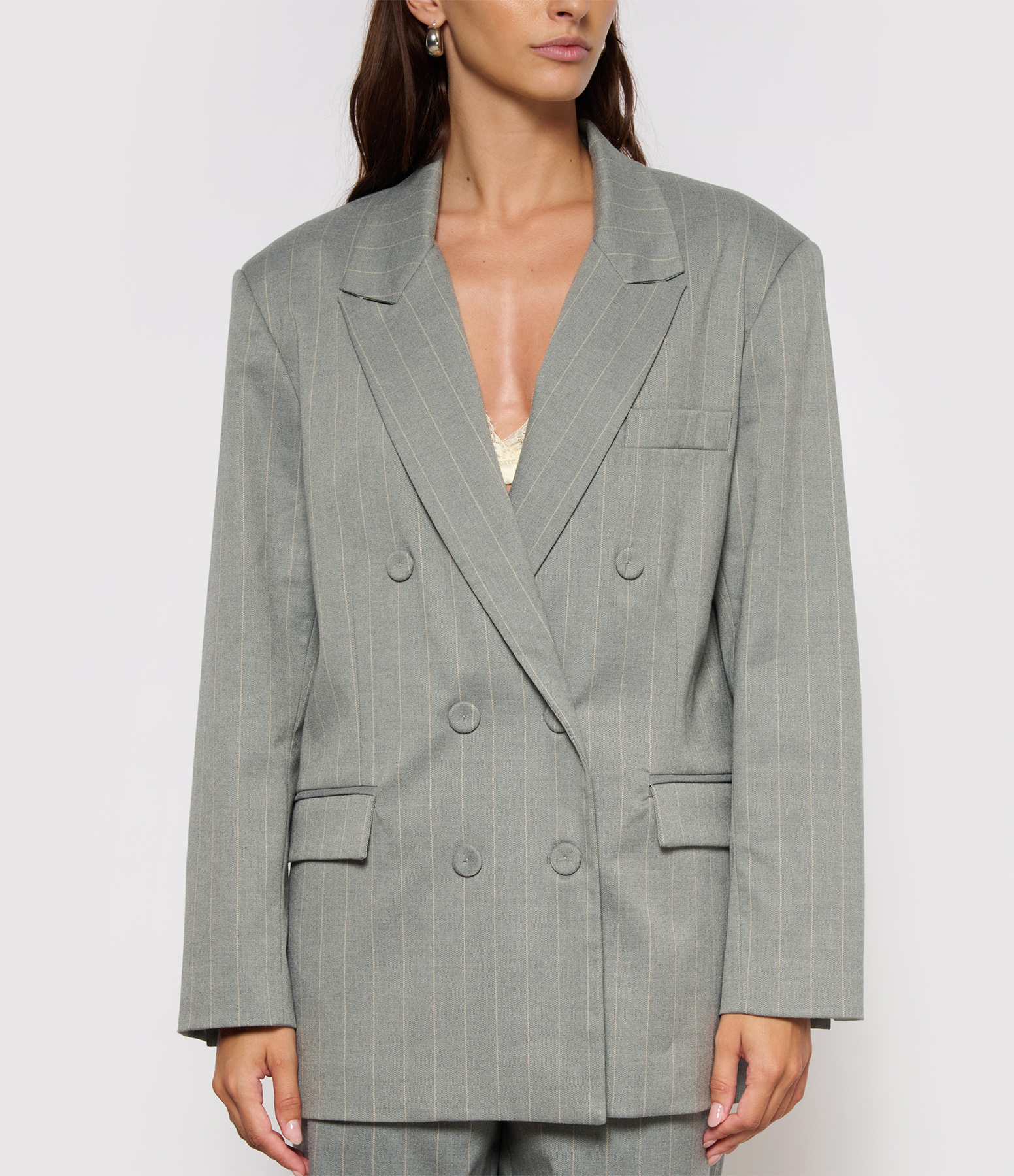 Brenda Jacket – Light Grey