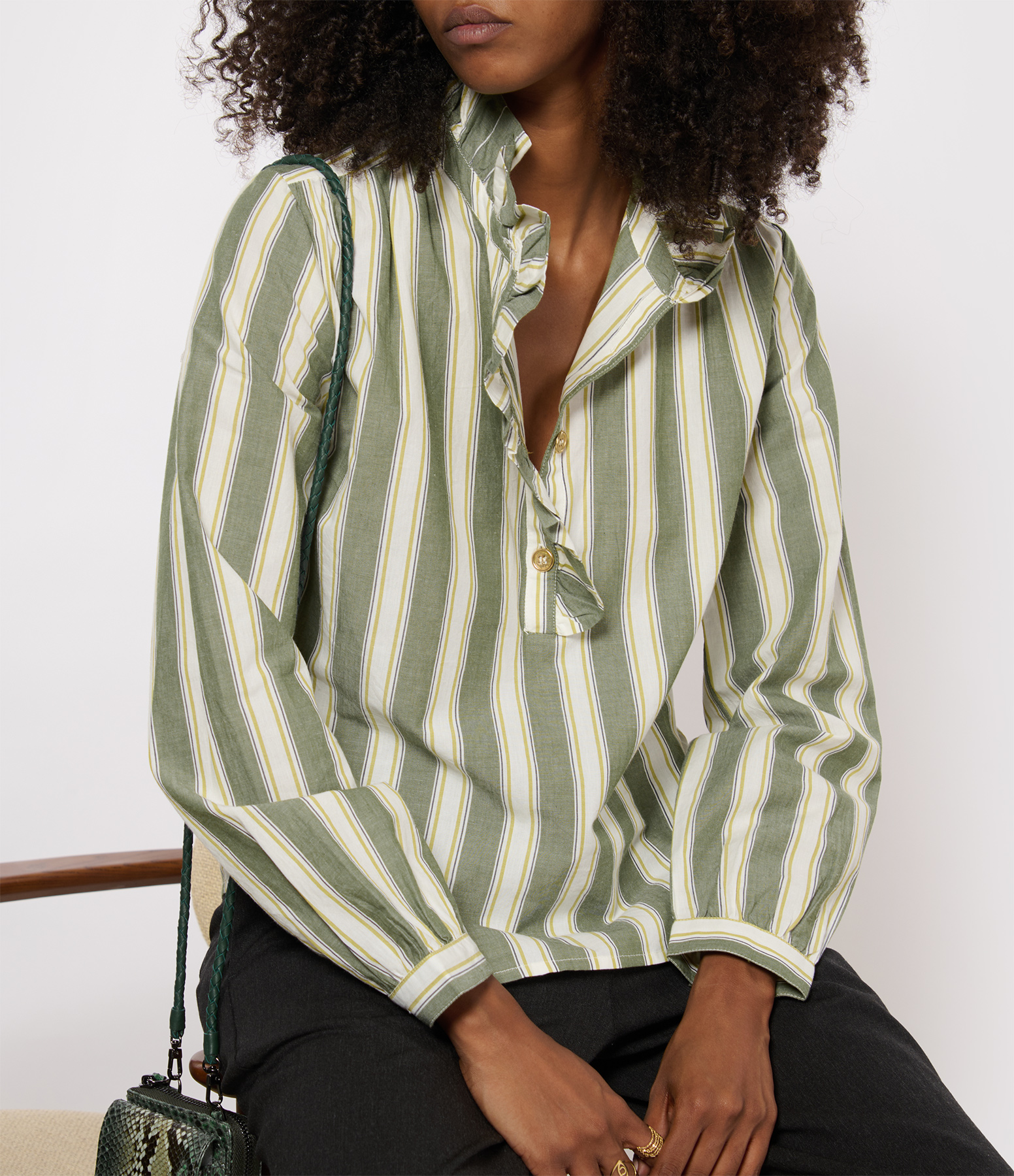 Mariana Striped Blouse