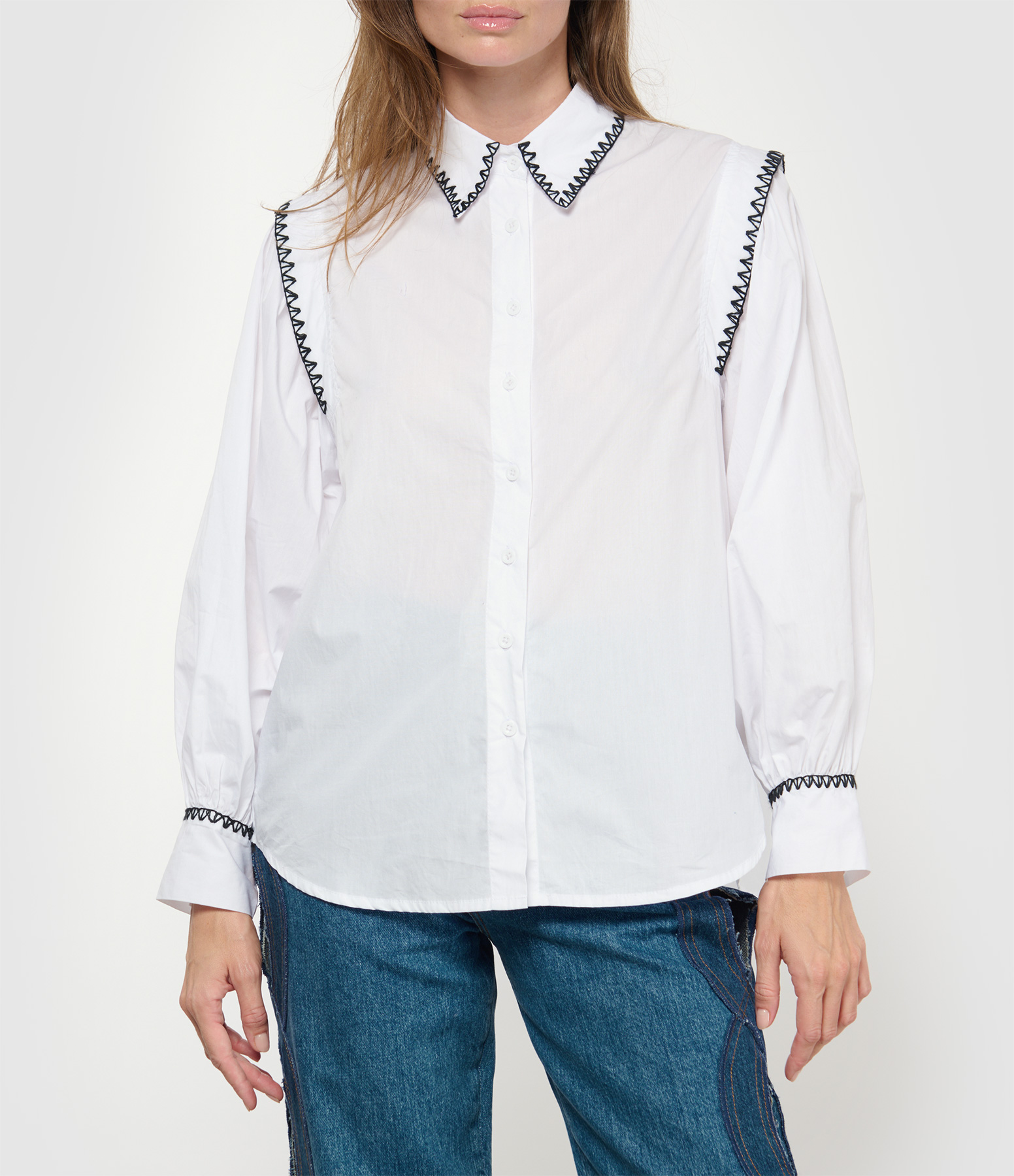 Bahja Top – Black and White