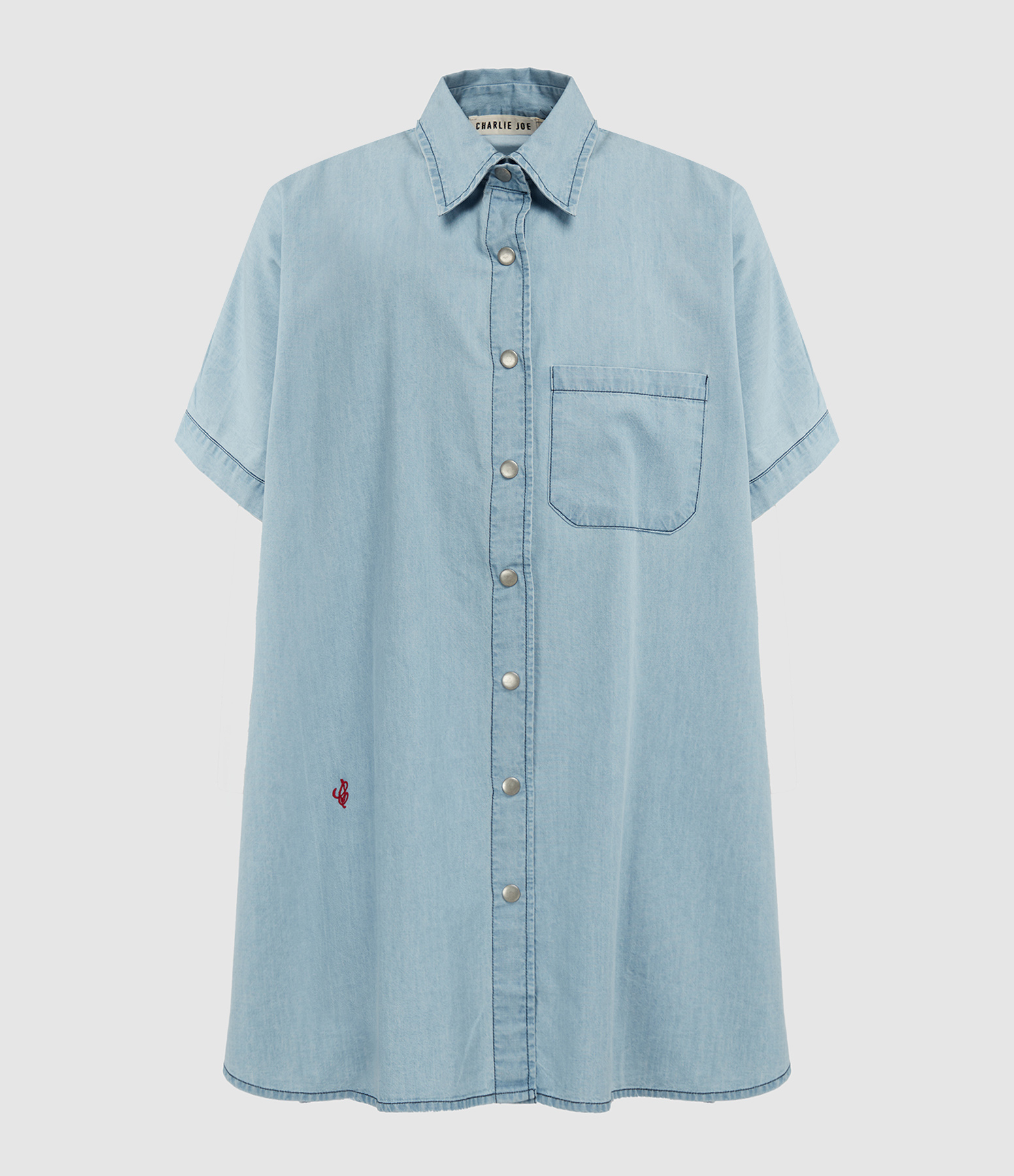 Sandri Wash Blue Denim Dress