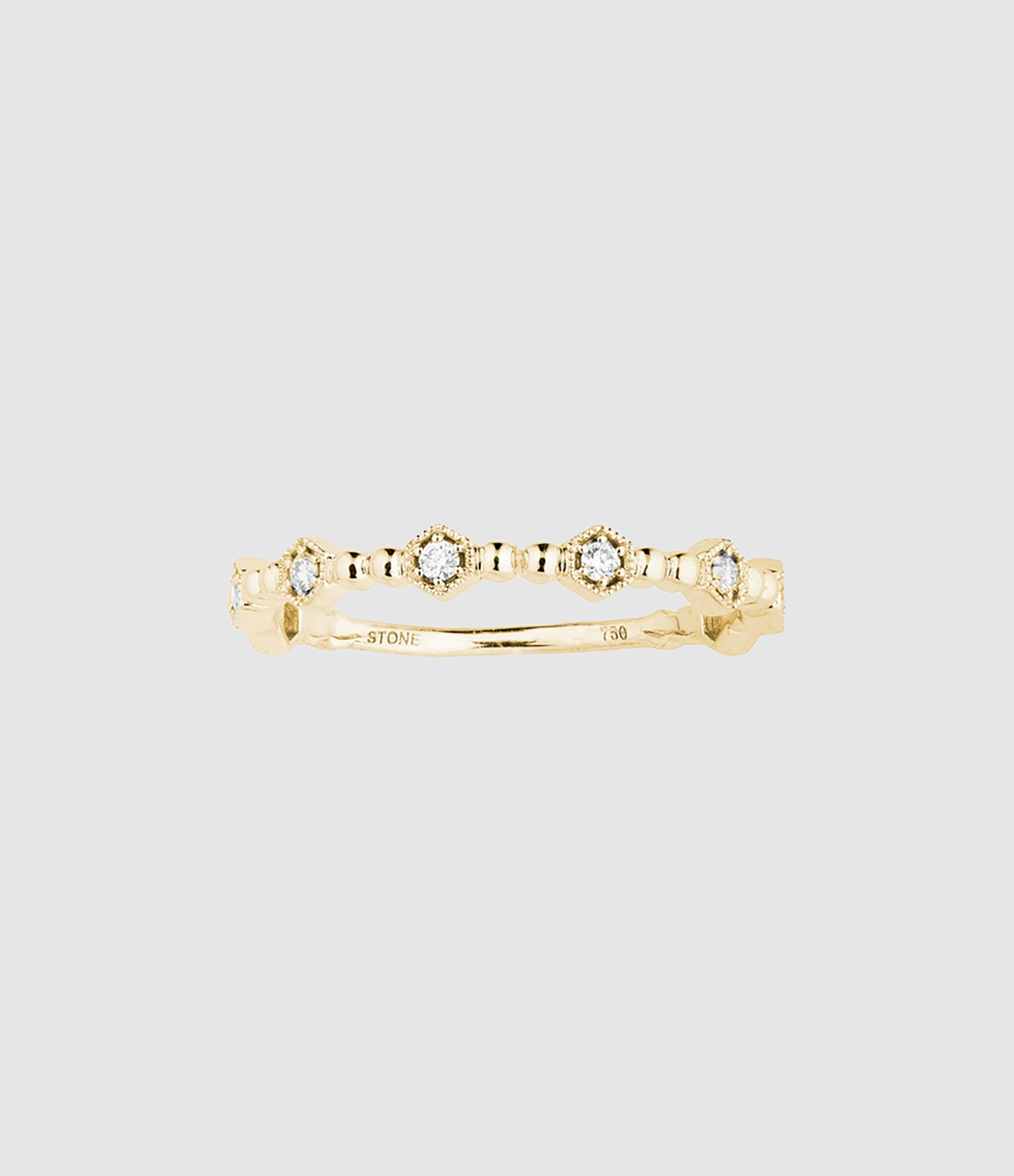Charming Gold and Diamond Ring