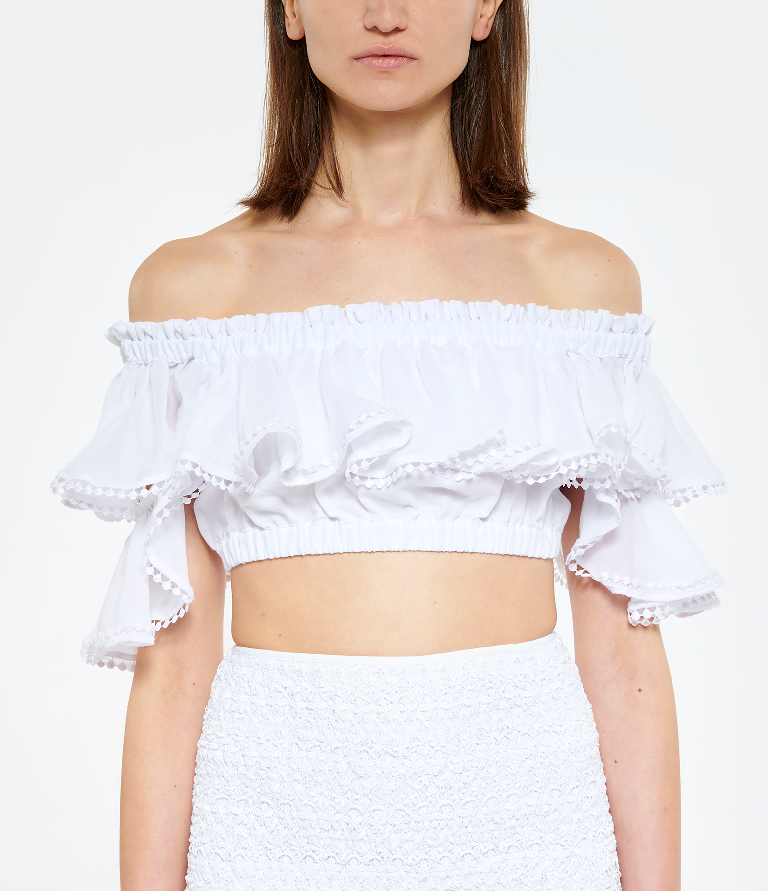 Cata Blanc Cropped Top