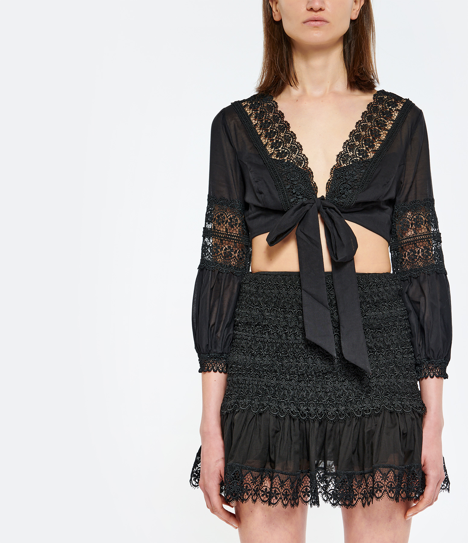 Vania Black Blouse