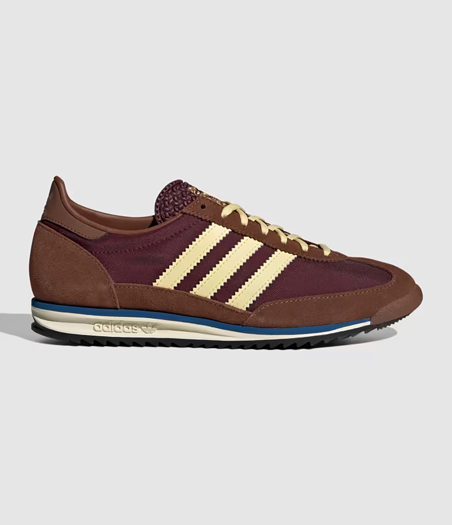 SL72 OG trainers in Bordeaux, Brown and Pale Yellow