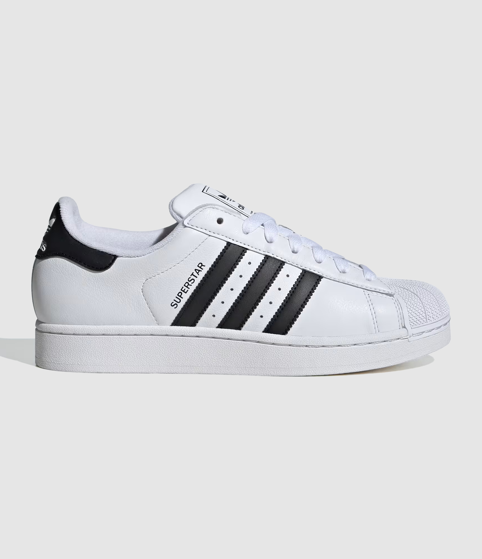 Superstar II trainers in Cloud White, Core Black and Cloud White