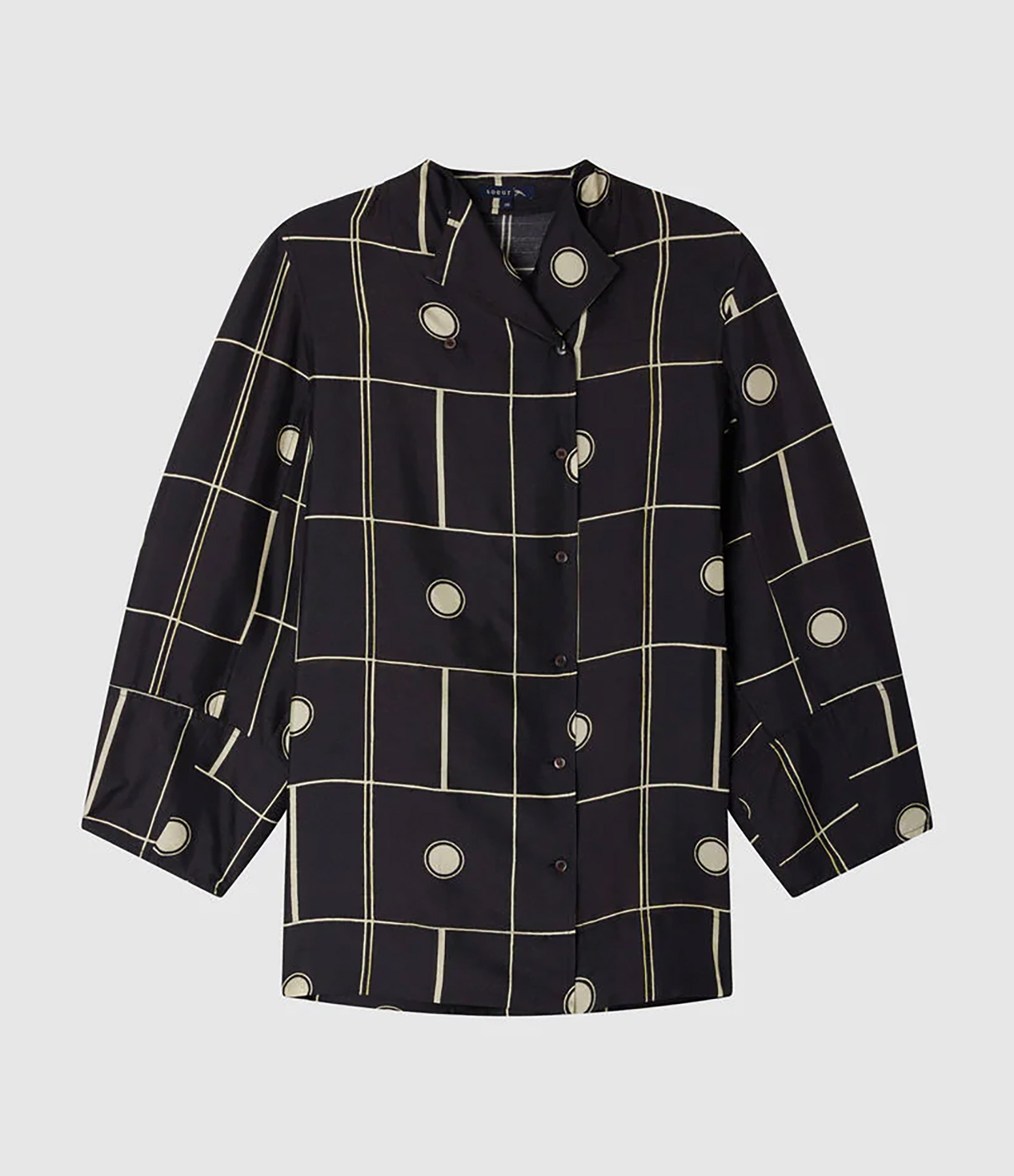 Bangkok Shirt – Black and Ecru