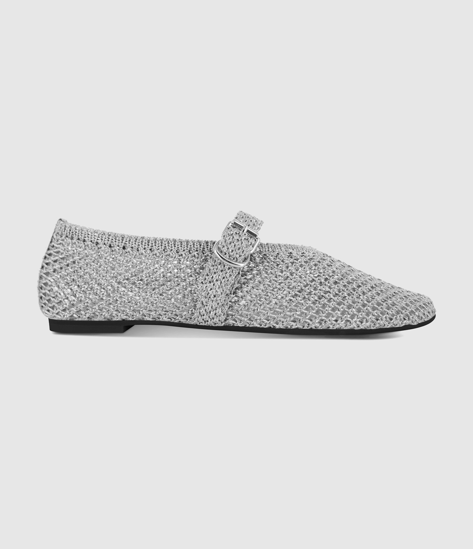 Cheska Silver Ballet Flats
