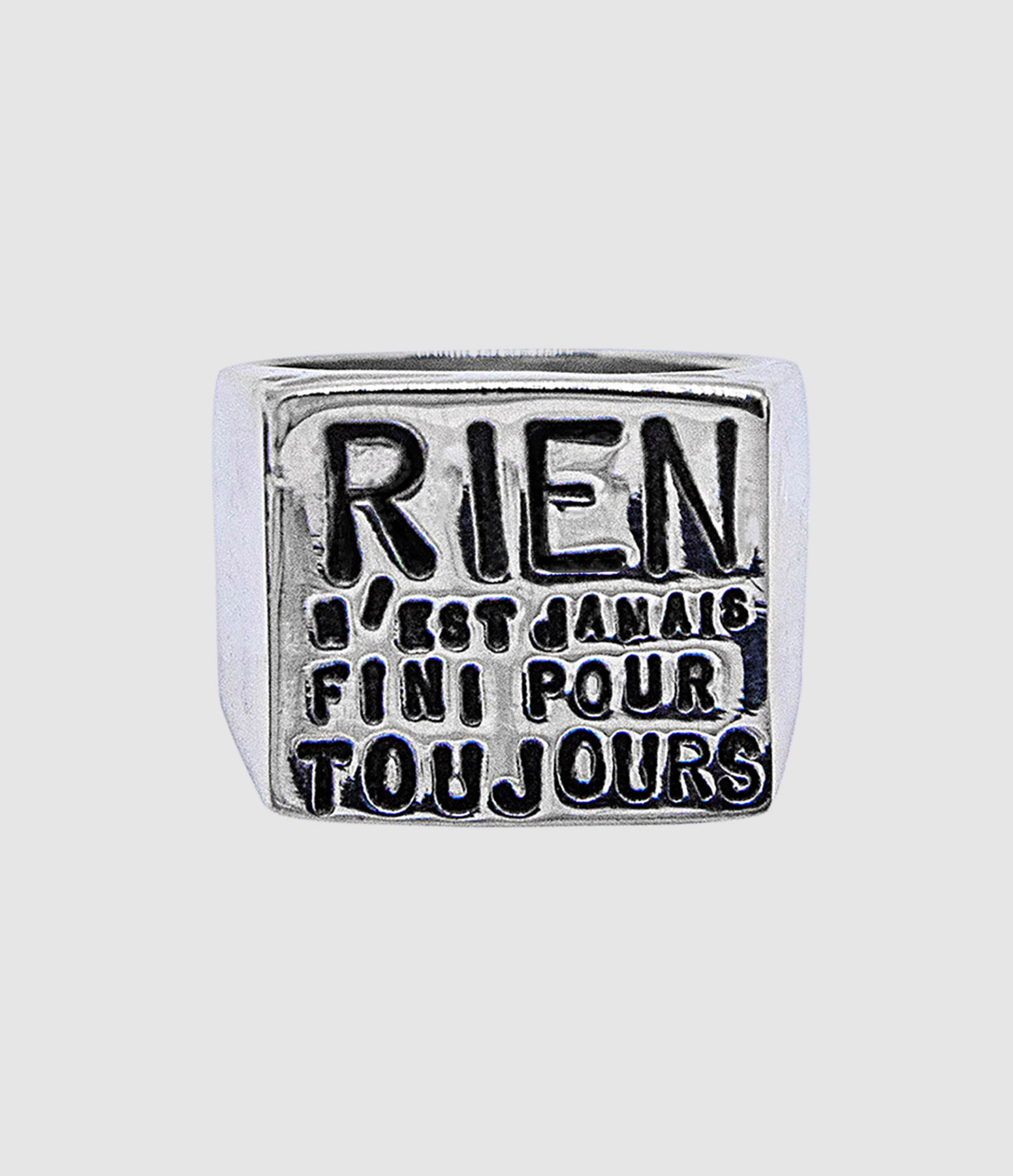 Signet ring: Nothing... Silver