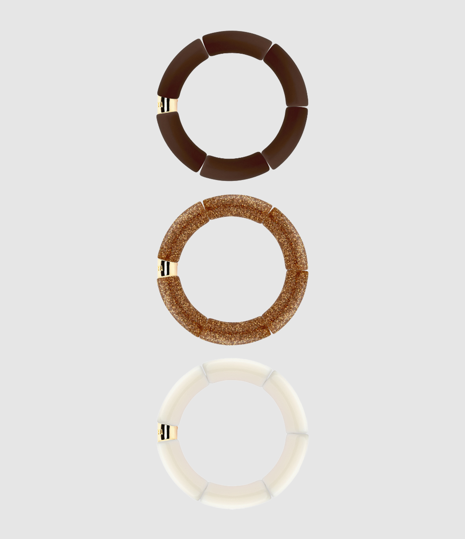 Trio Chocolate Brown Bracelets