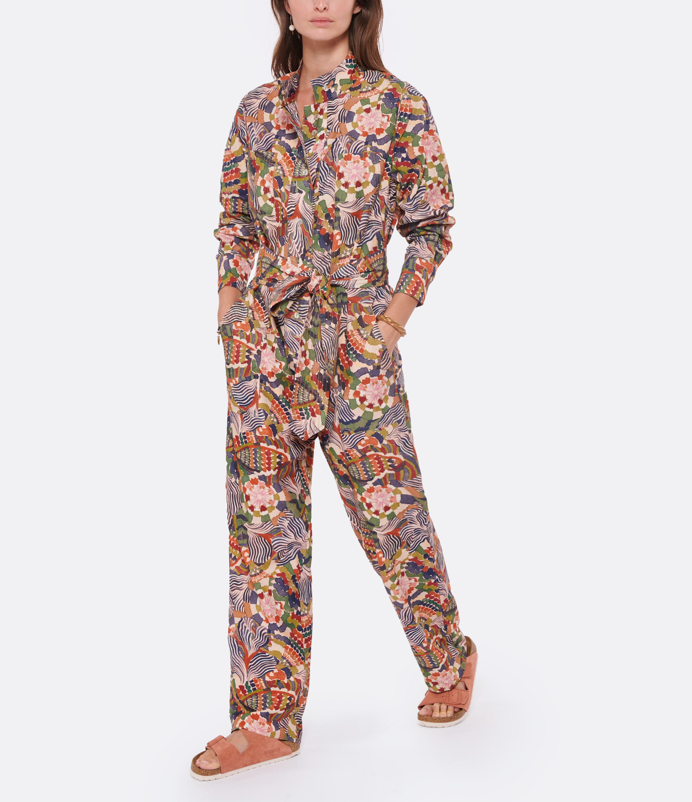Gregory Multicoloured Cotton Jumpsuit