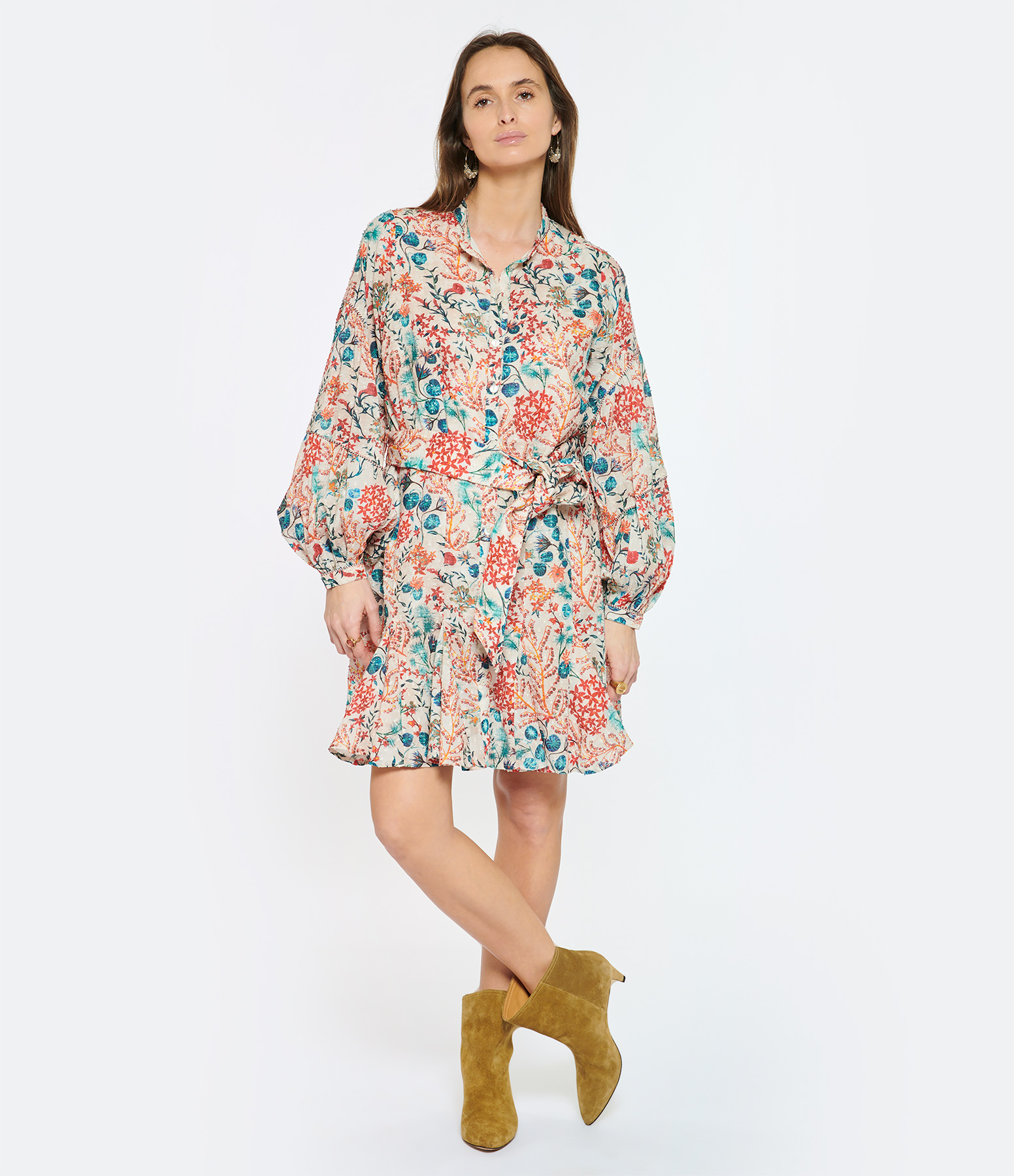 Thomas Organic Cotton Dress with Luxor Print