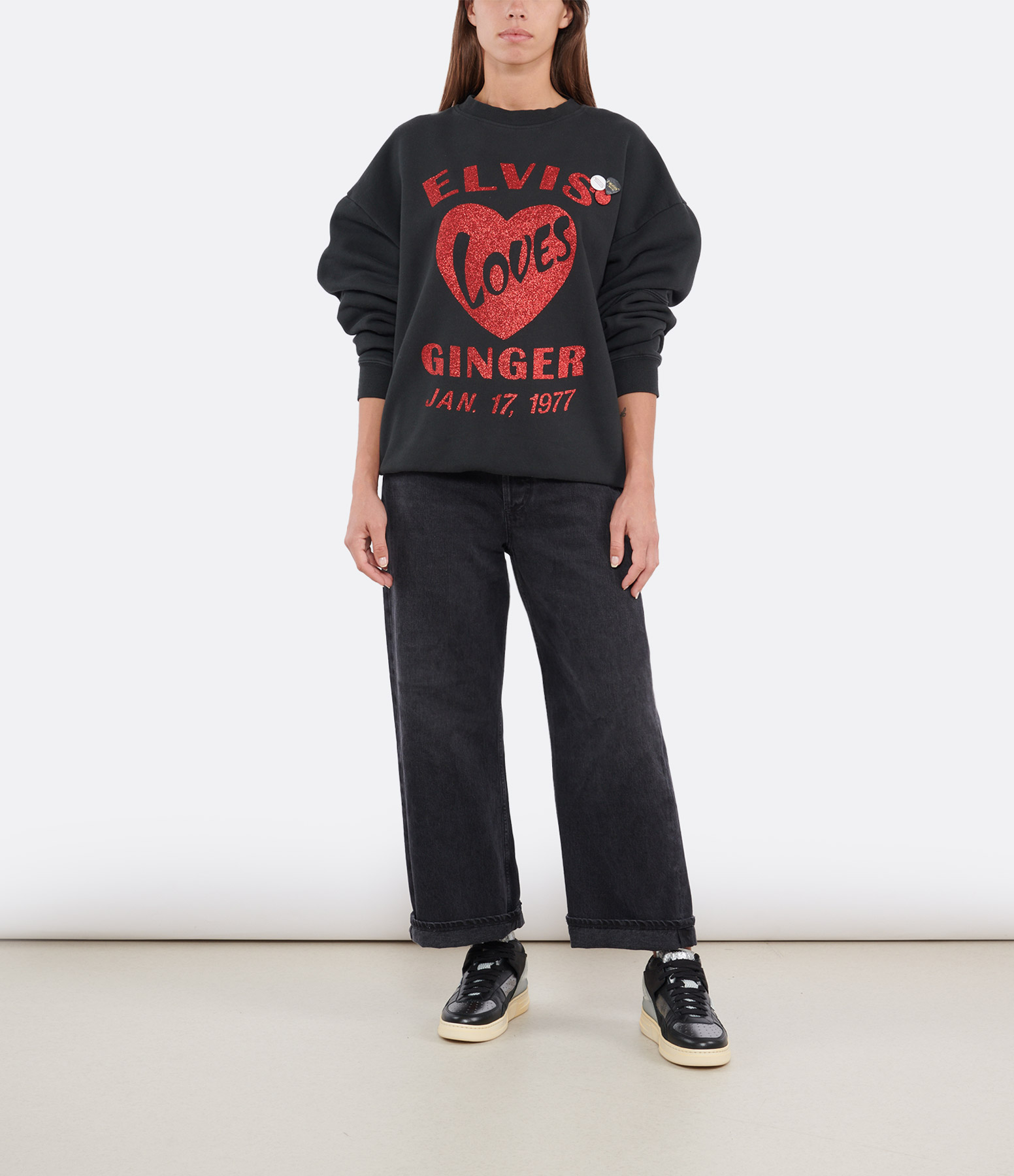 Vintage Black Denim Jeans