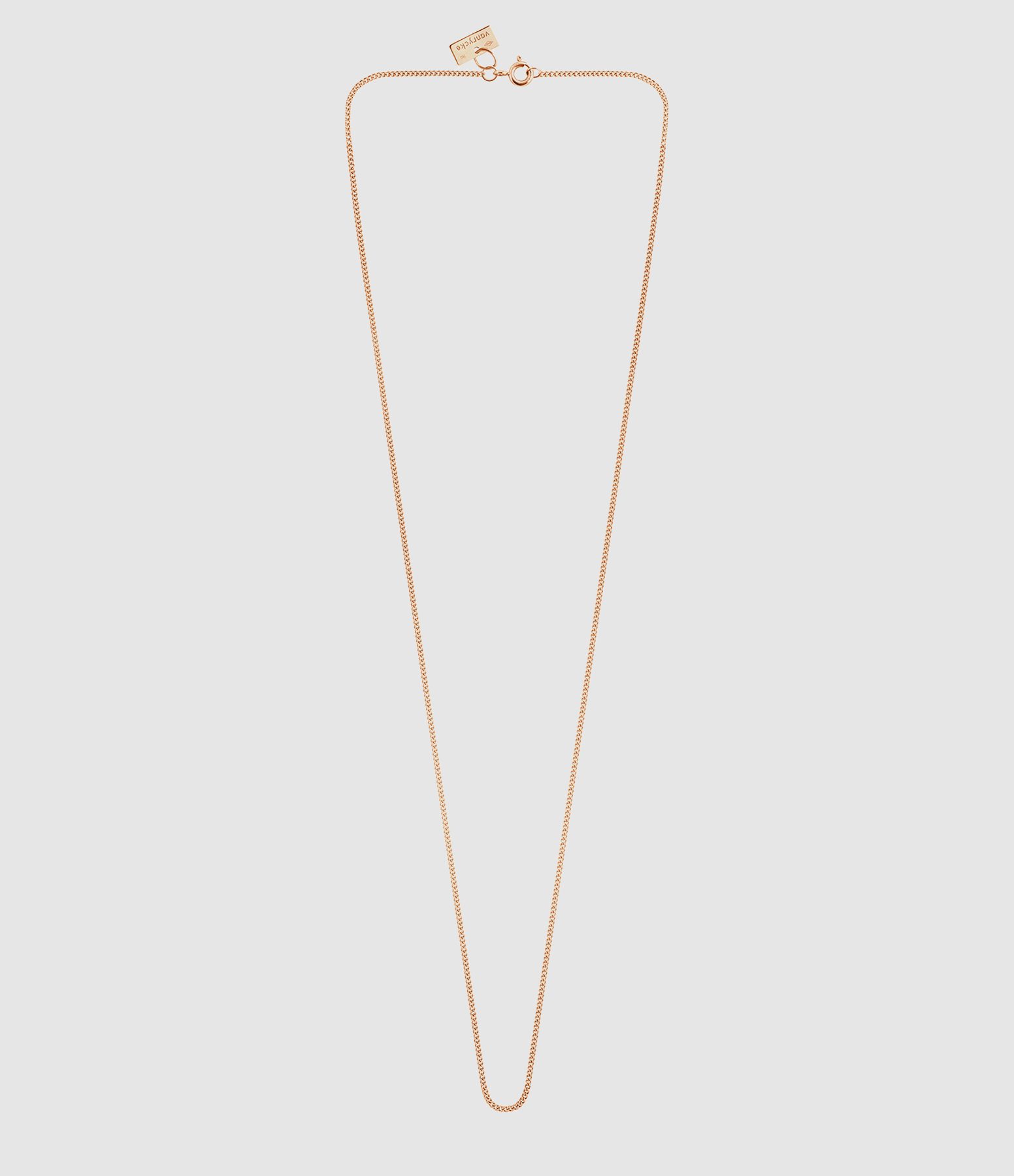 'Le Fil de la Vie' Rose Gold Necklace, 42 cm