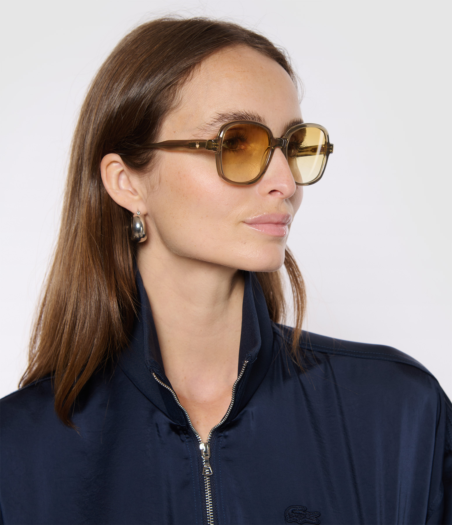 Nailaka Amber Crystal Sunglasses