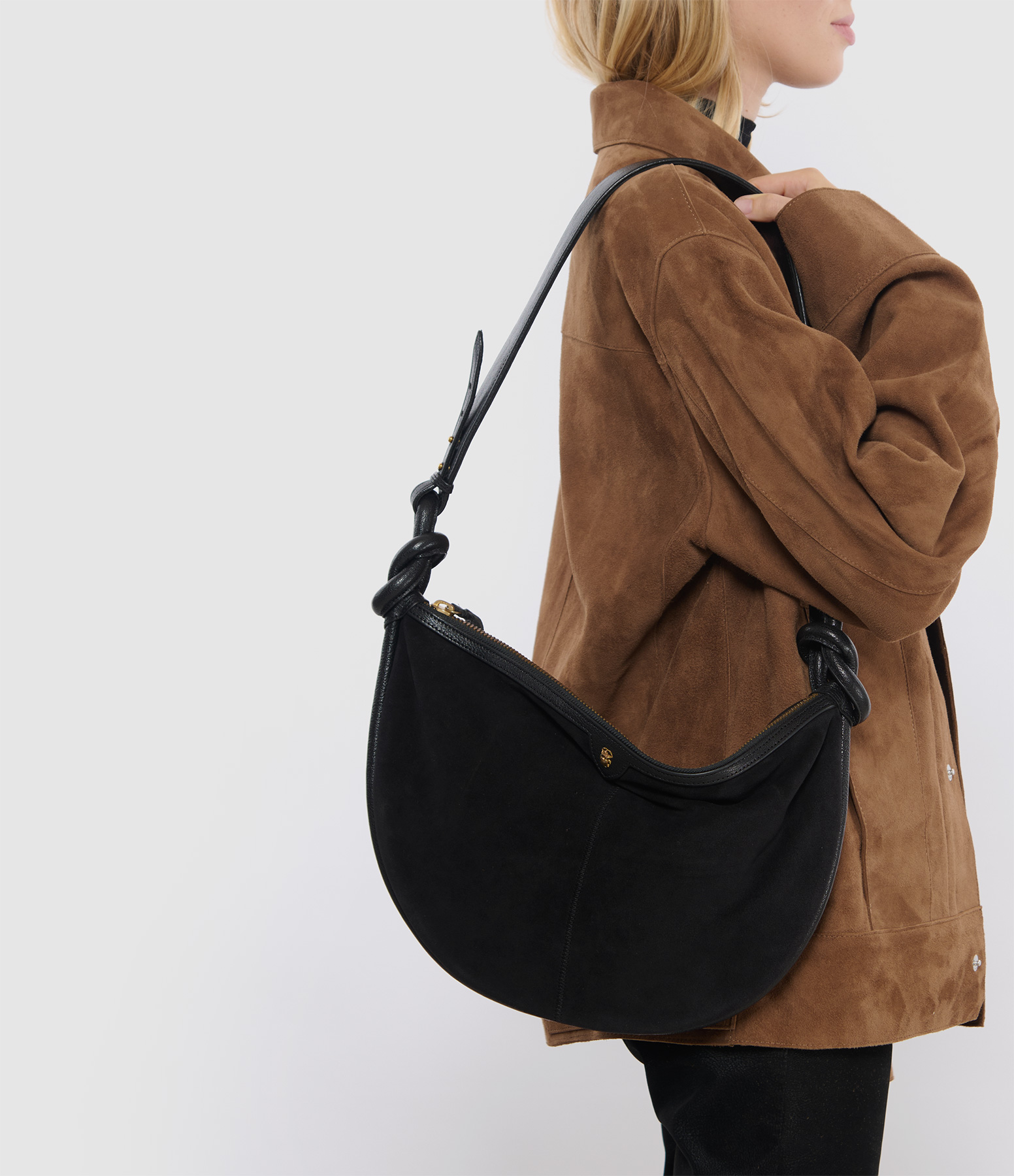 Chris Black Leather Bag