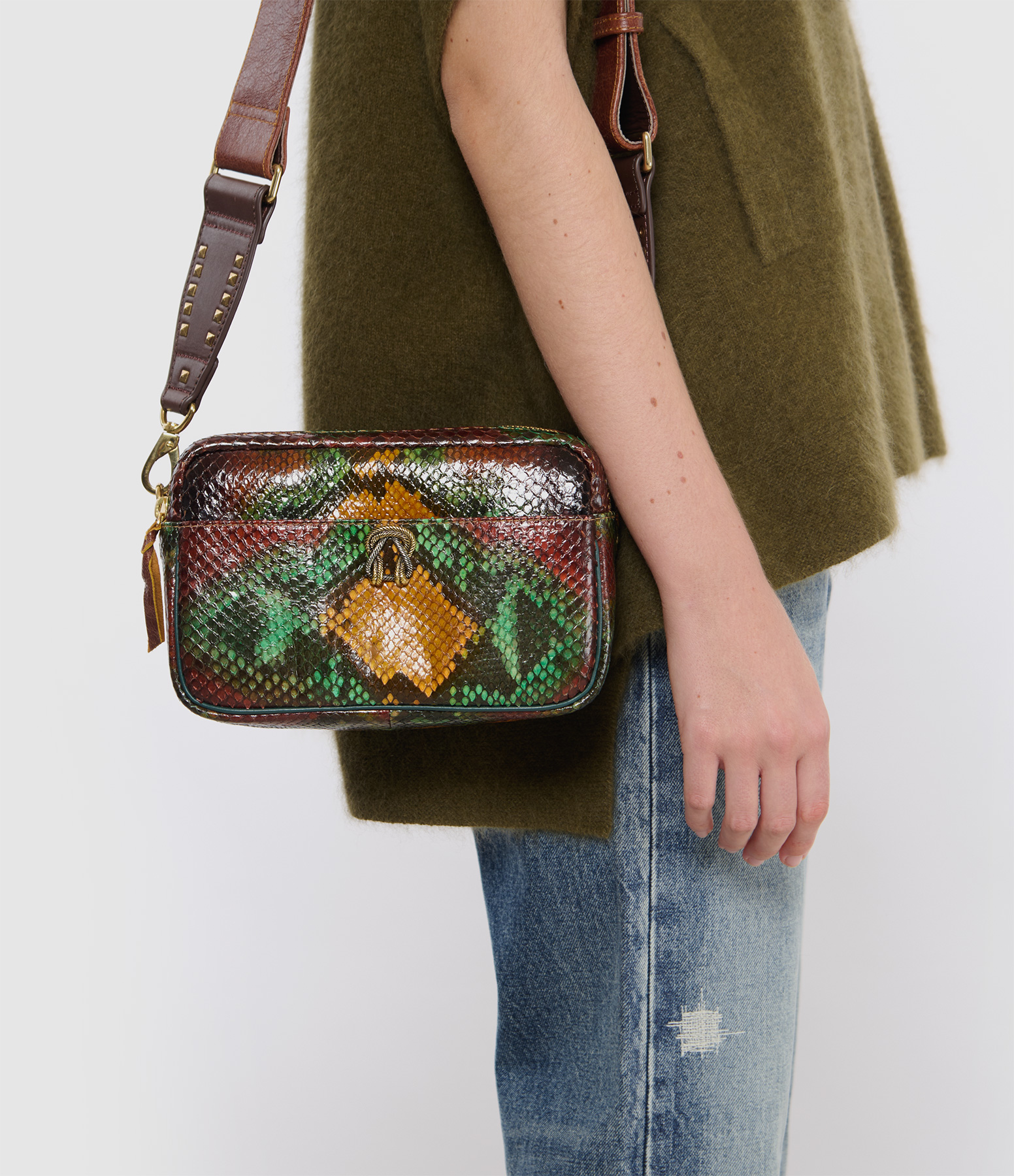 Lily Python Oasis Bag