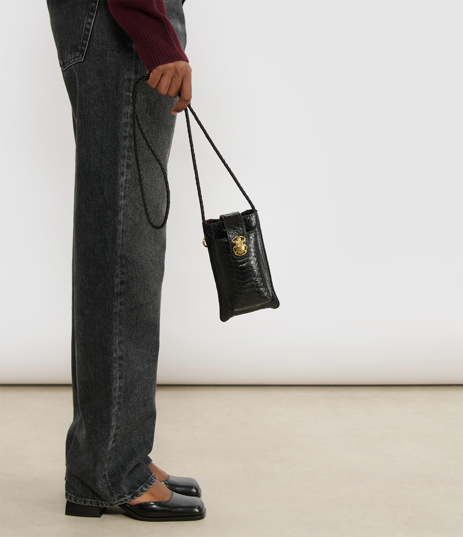 Marcus Python Black Double Phone Holder