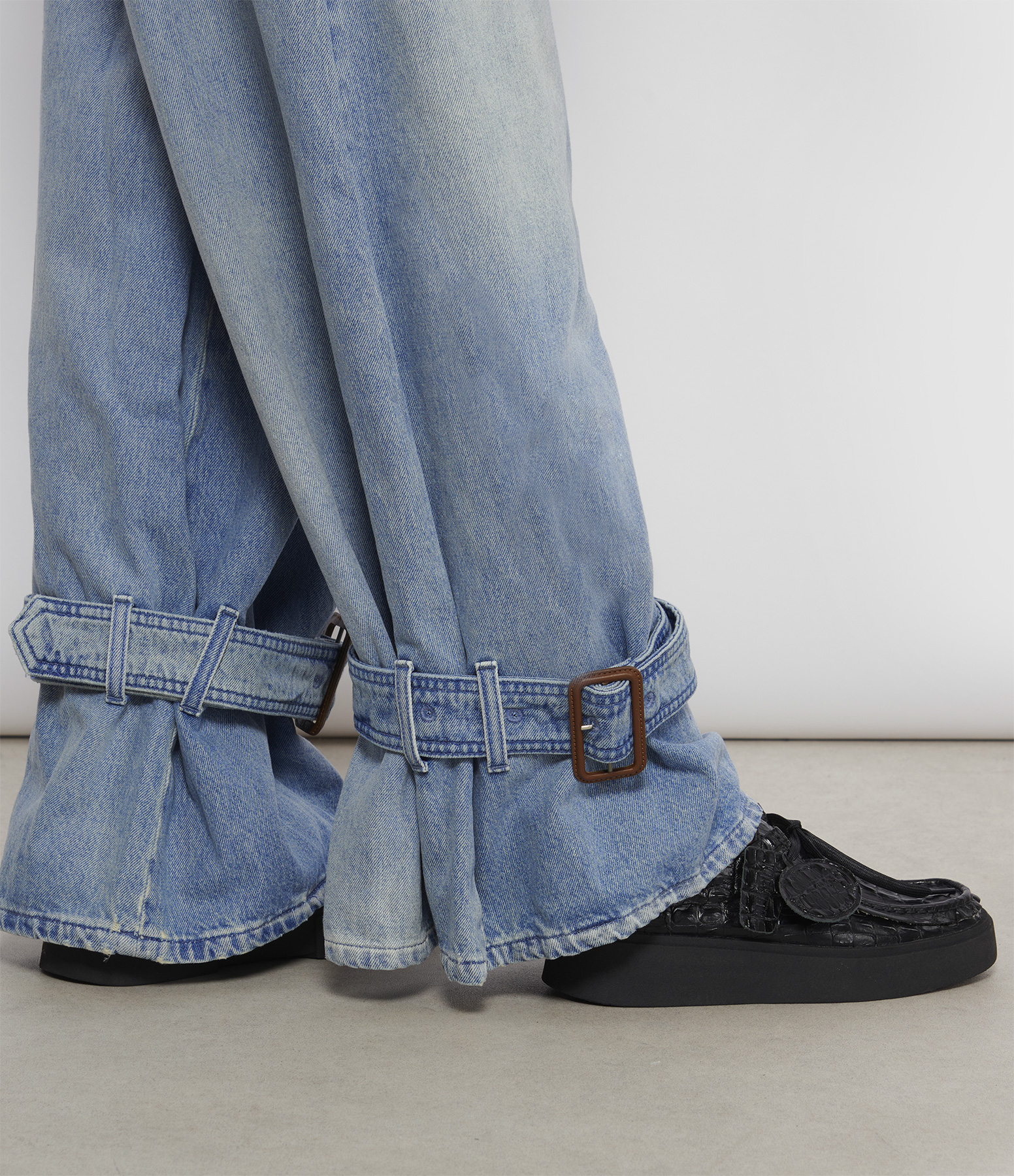 CUR Torview W Black Leather Loafers, Clarks x Martine Rose Collaboration