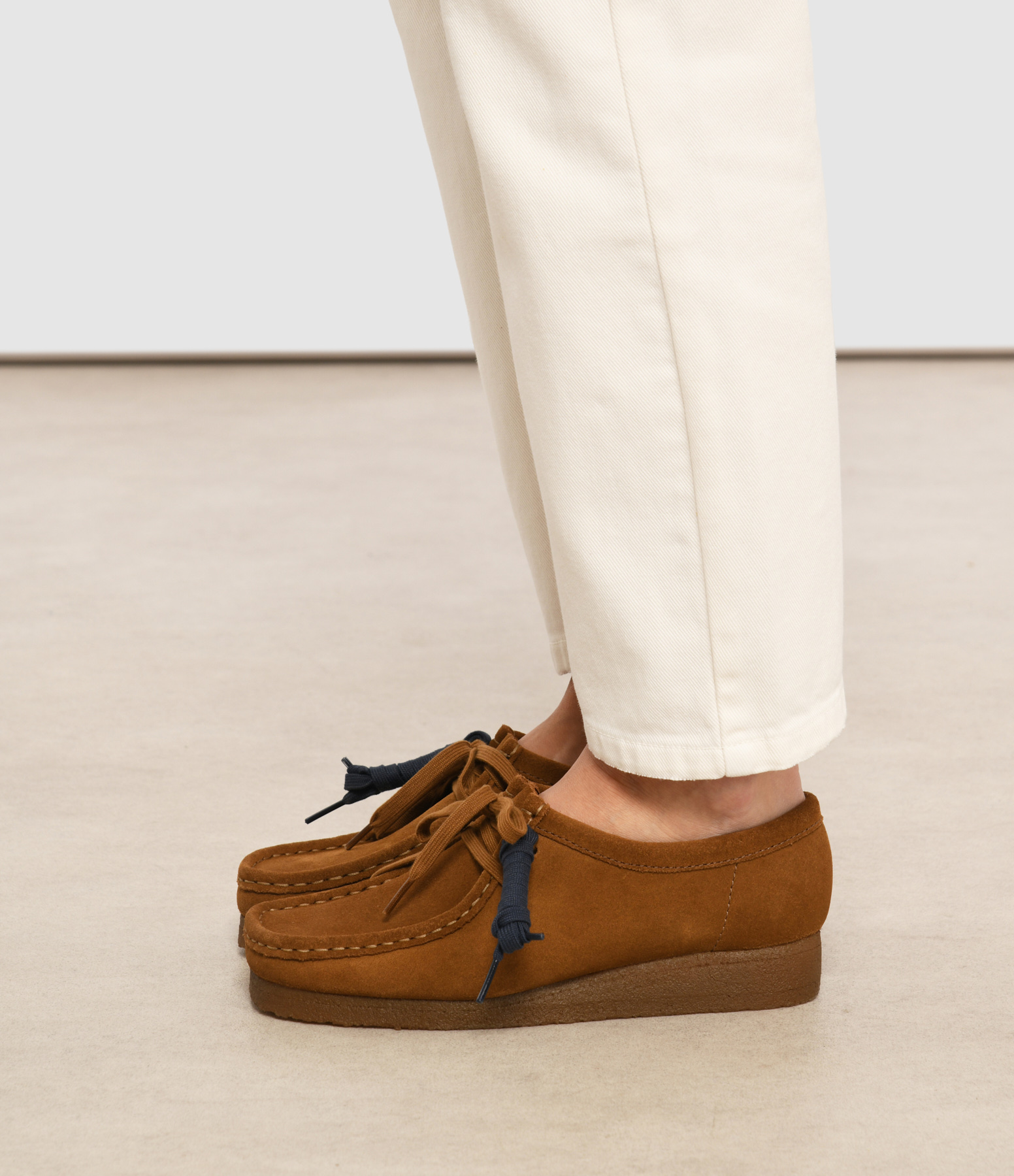 Women’s Wallabee Cola Suede Loafers