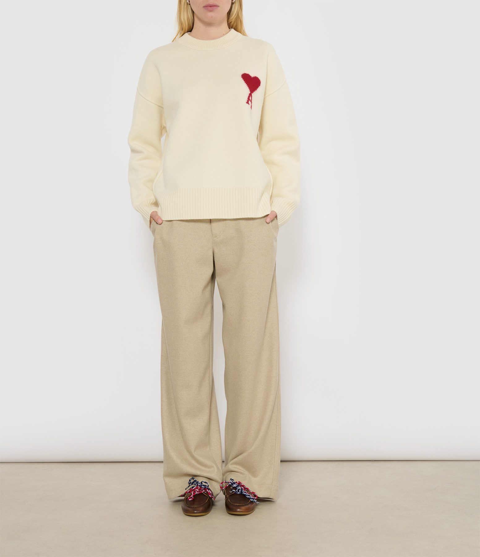 Wrenna Silt Trousers in Greige
