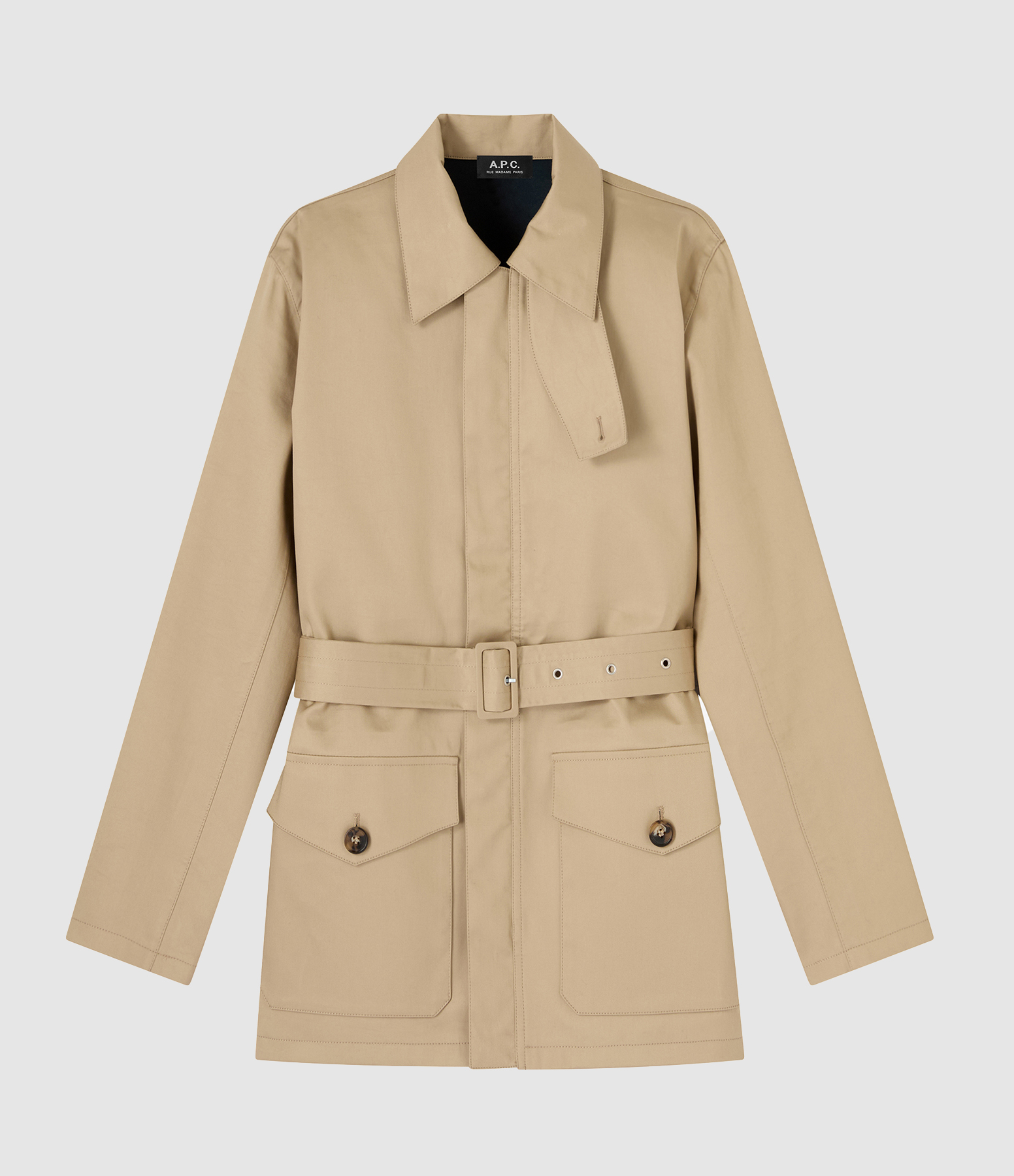 Millie Trench Coat in Beige