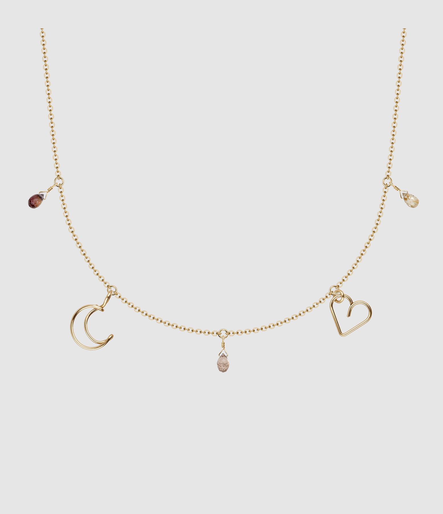 Théia Fawn Sapphire Necklace