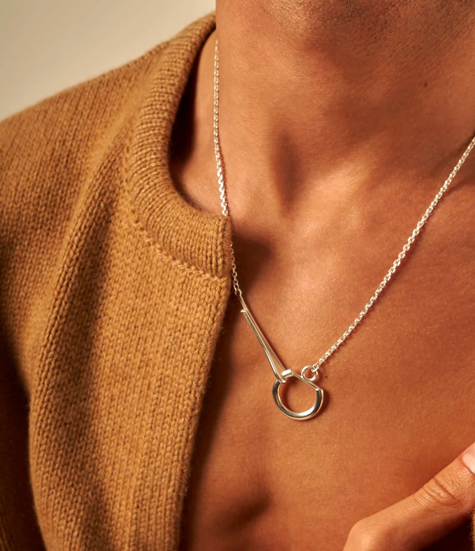 Silver Gousset Necklace